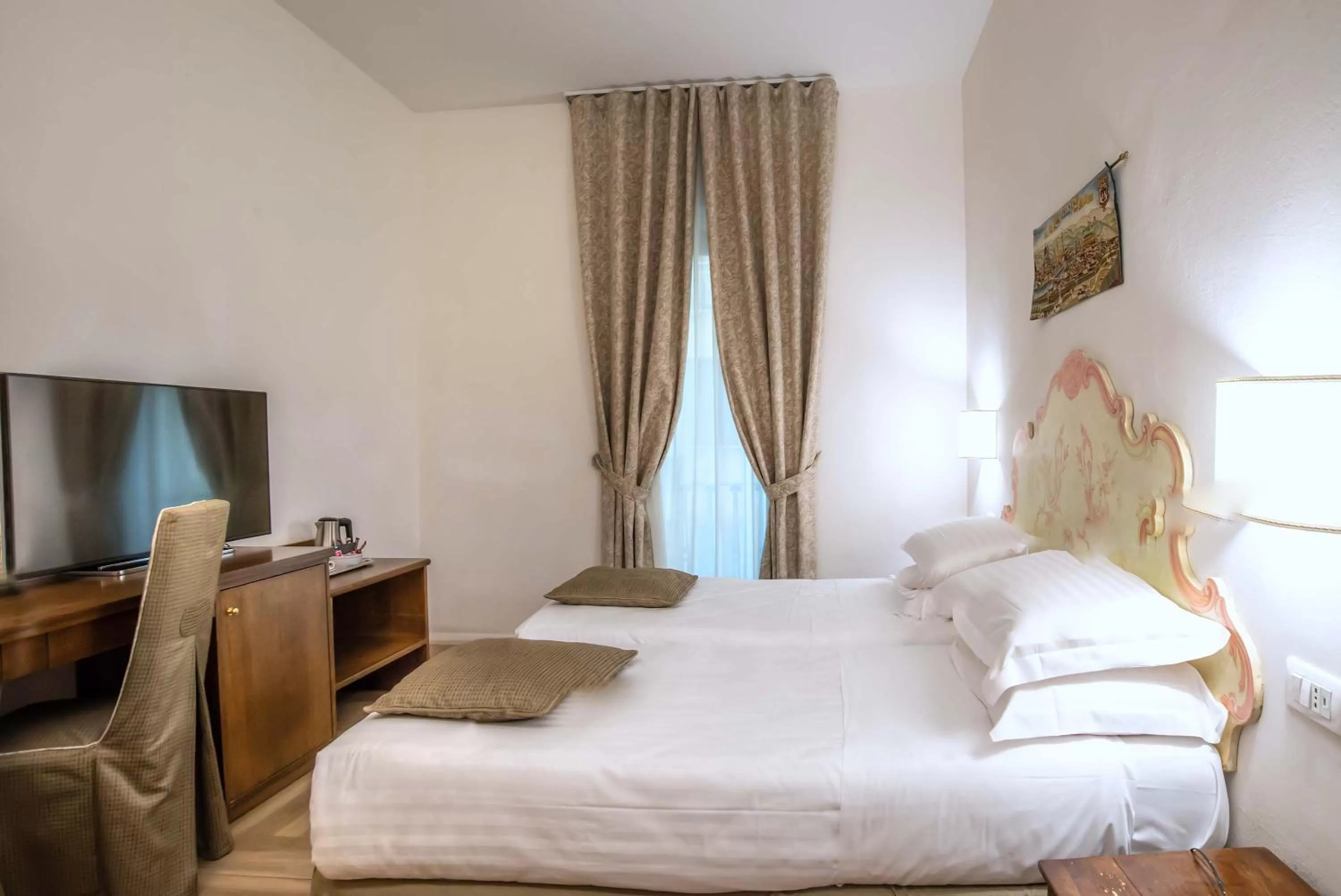 Bed in Hotel Machiavelli Palace