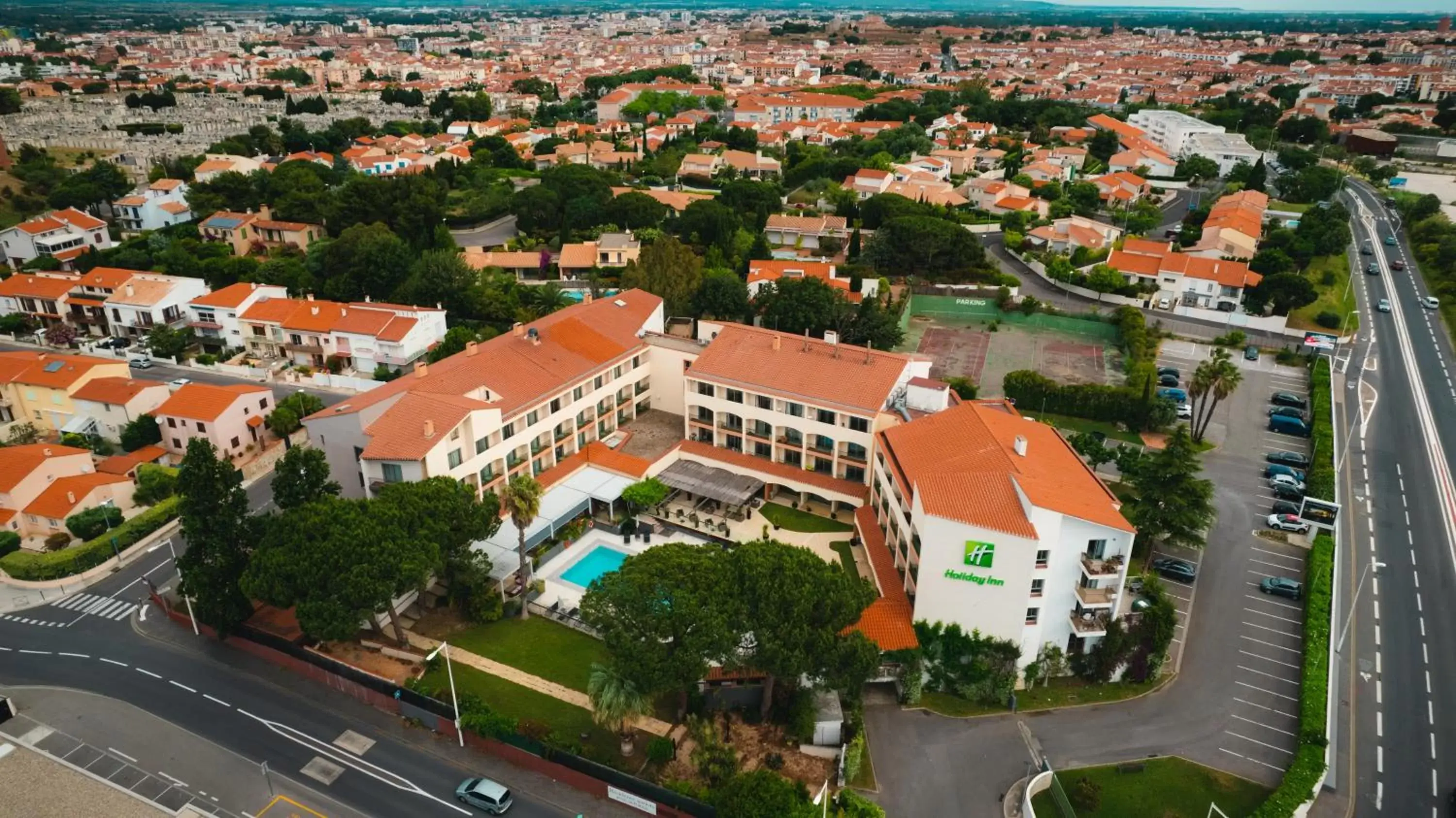 Property building, Bird's-eye View in Holiday Inn Perpignan, an IHG Hotel