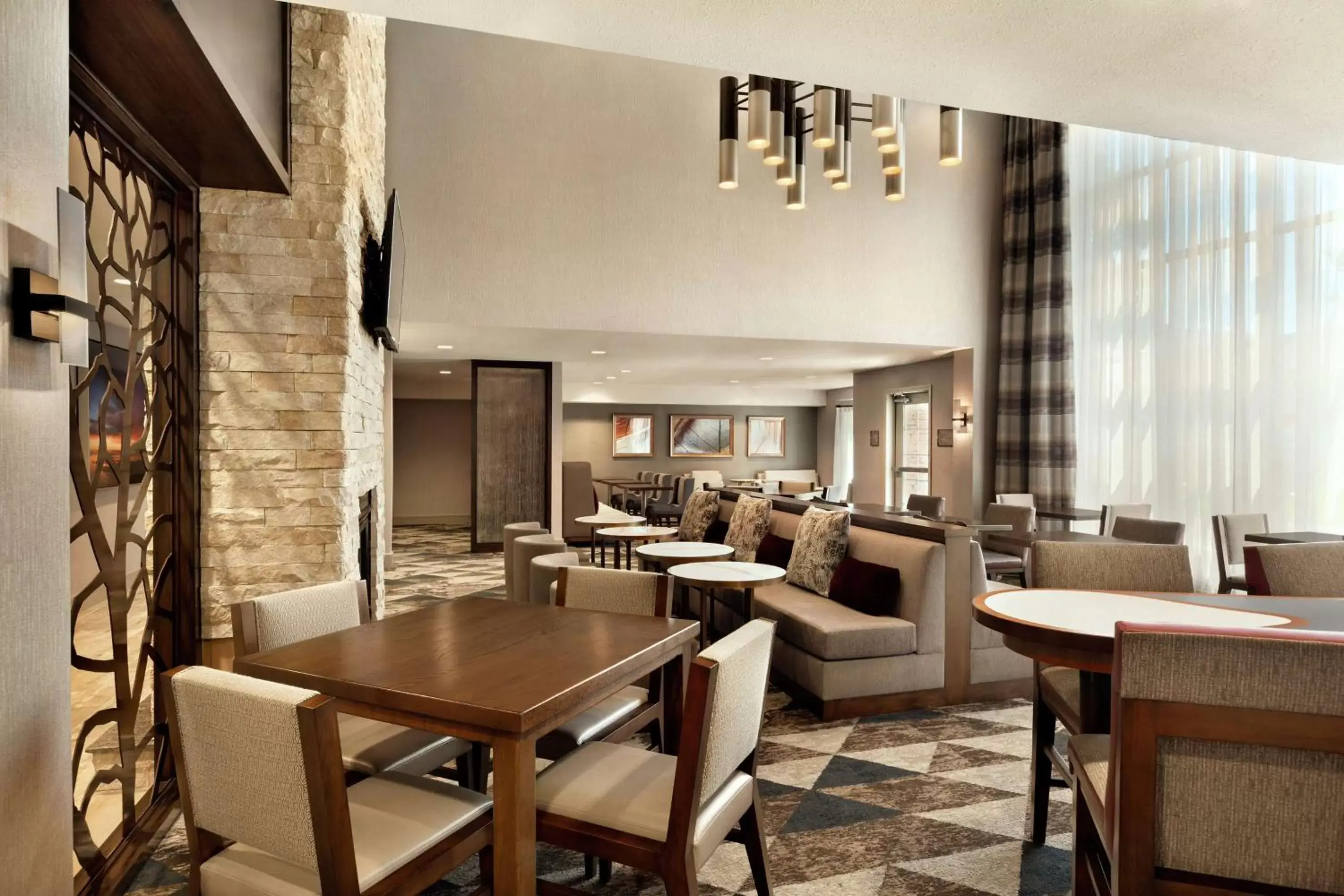 Lobby or reception, Restaurant/Places to Eat in Homewood Suites by Hilton Portland Airport