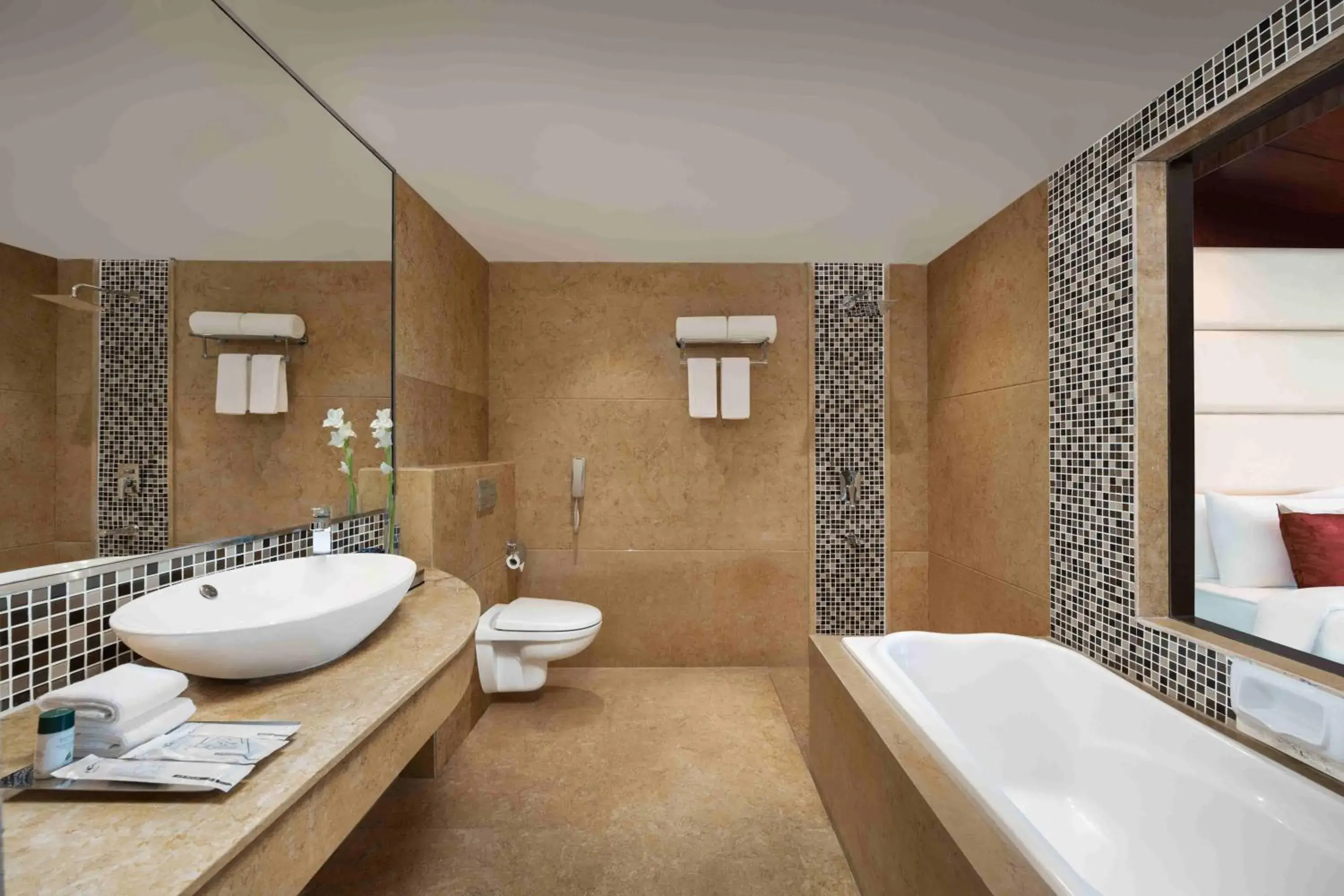 Bathroom in Fortune Park Tiruppur- Member ITC's hotel group