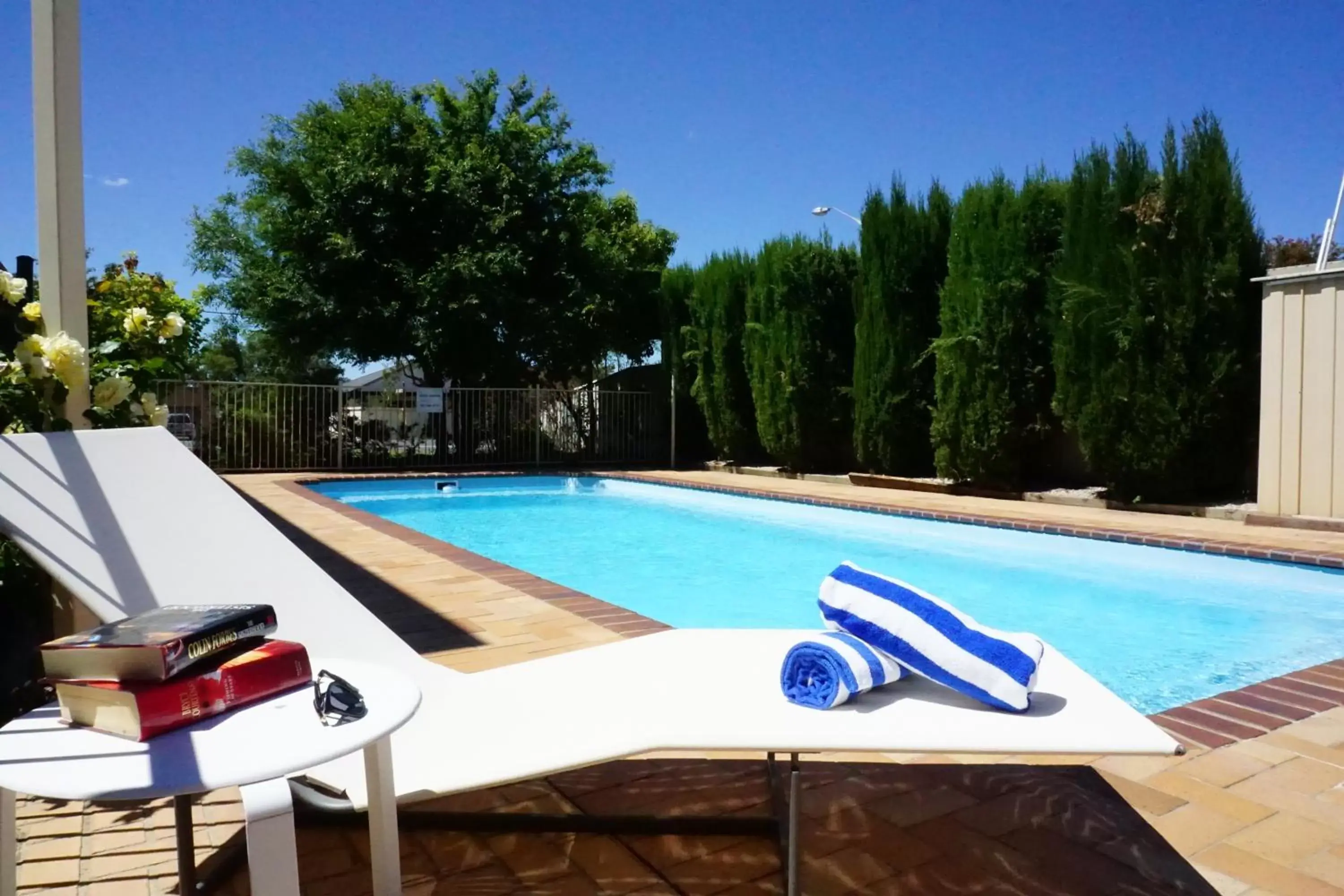 Garden, Swimming Pool in The Horatio Motel Mudgee