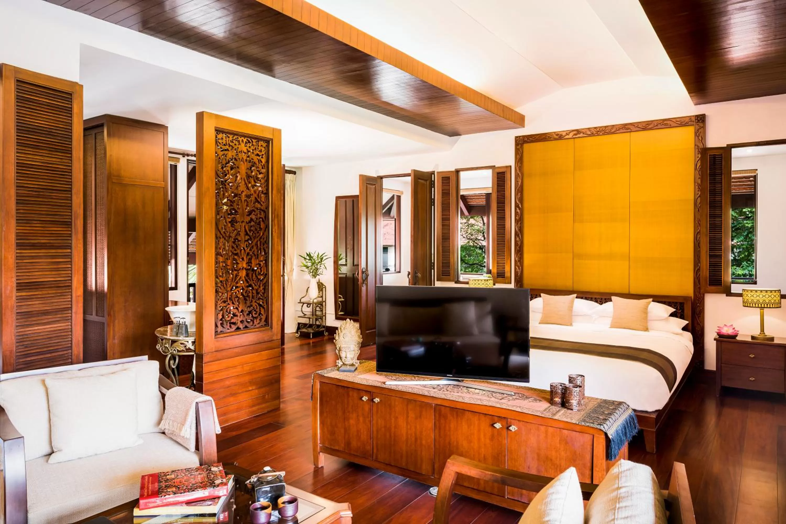 Patio in Anantara Angkor Resort