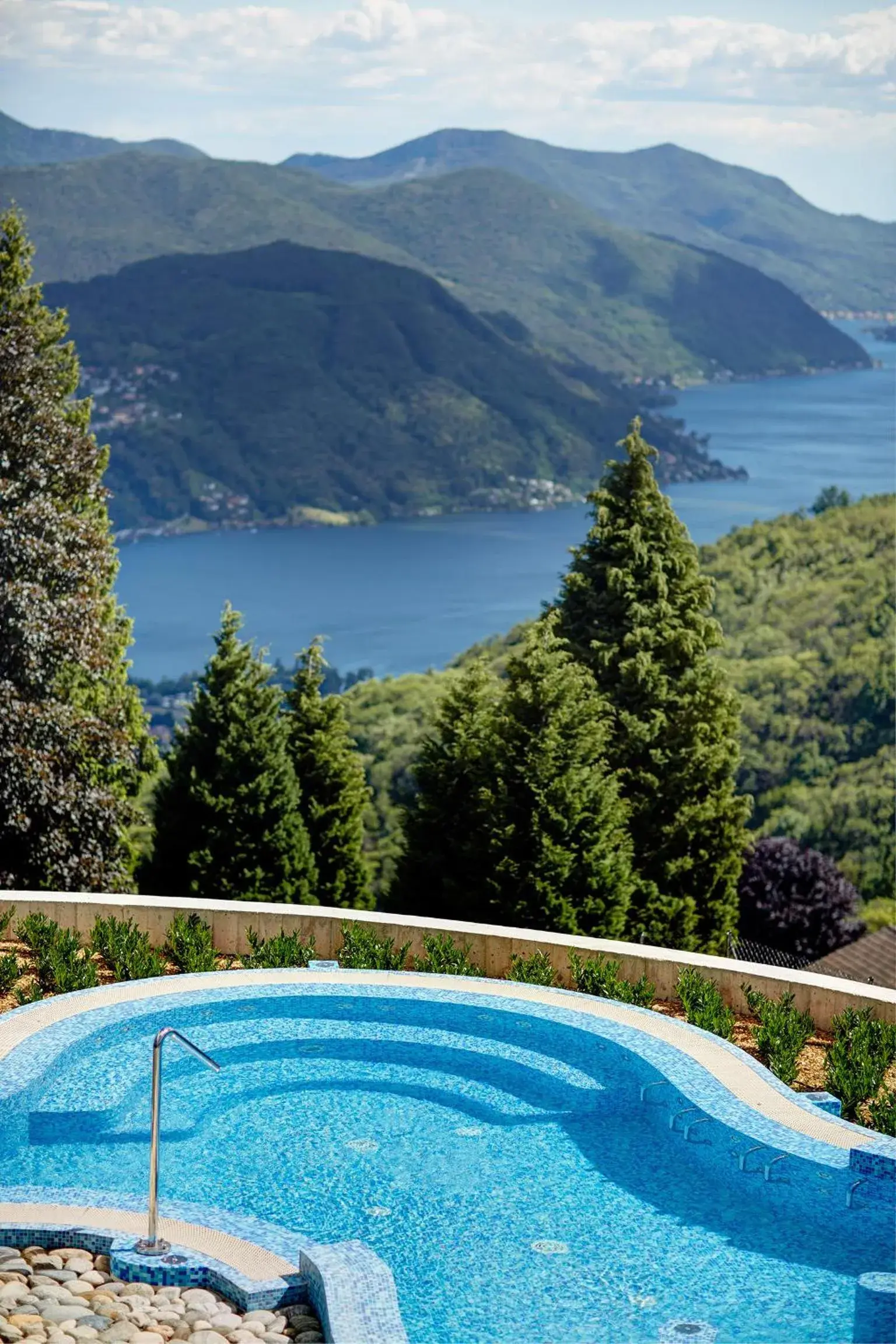 View (from property/room), Swimming Pool in Kurhaus Cademario Hotel & DOT Spa - Ticino Hotels Group
