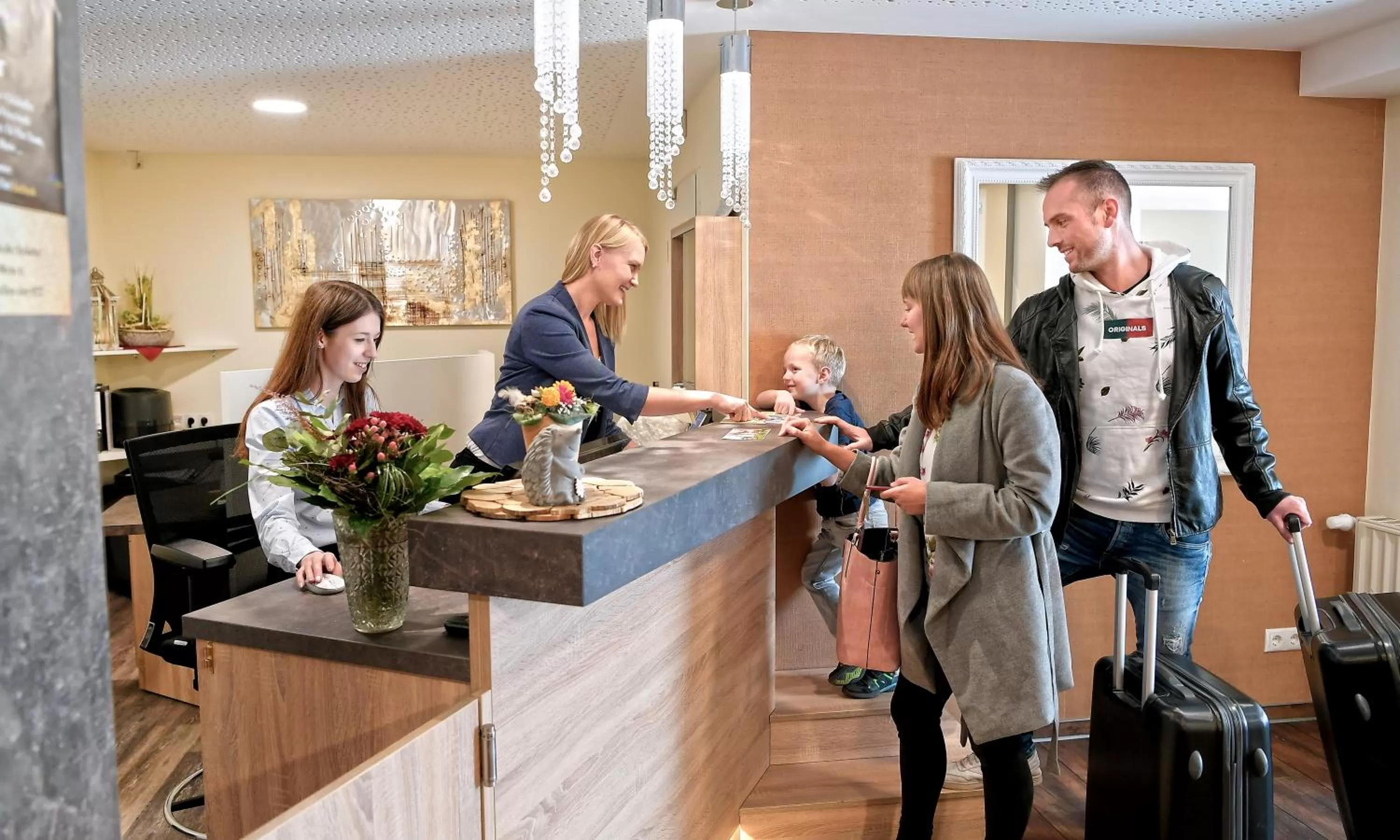 Lobby or reception in Familienhotel "Rhön Feeling"