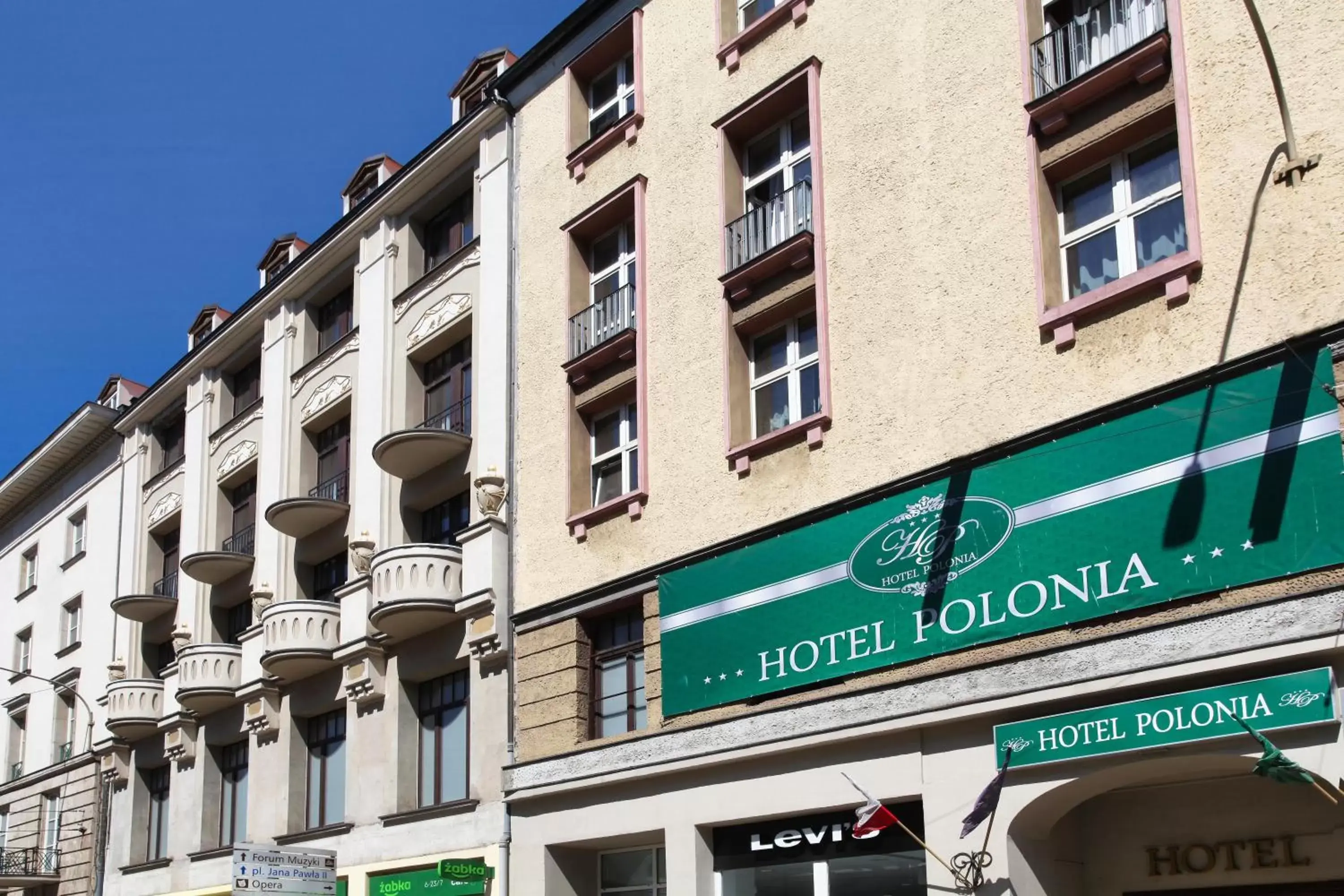 Property Building in Hotel Polonia Centrum