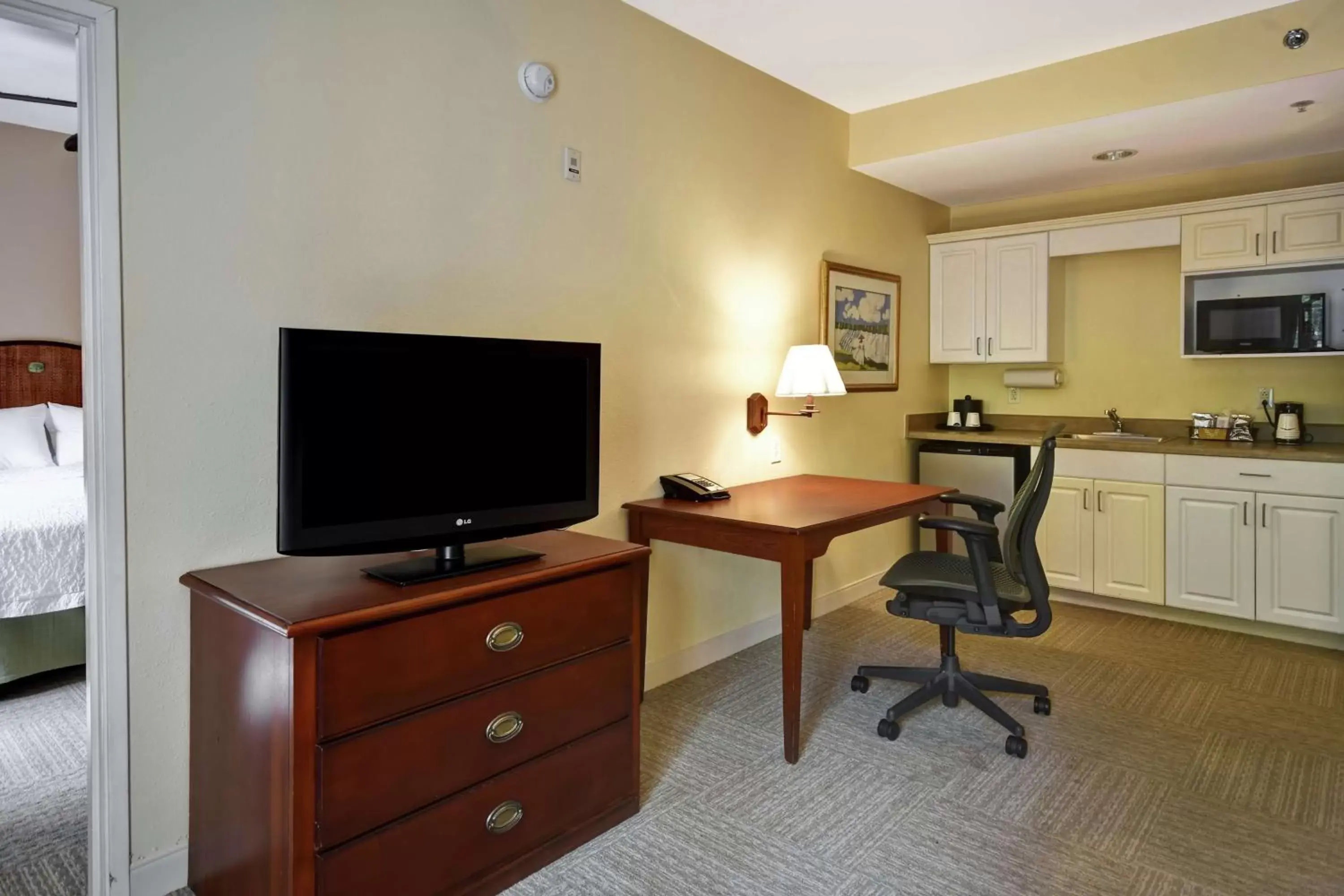 Living room, TV/Entertainment Center in Hampton Inn & Suites Charleston-West Ashley