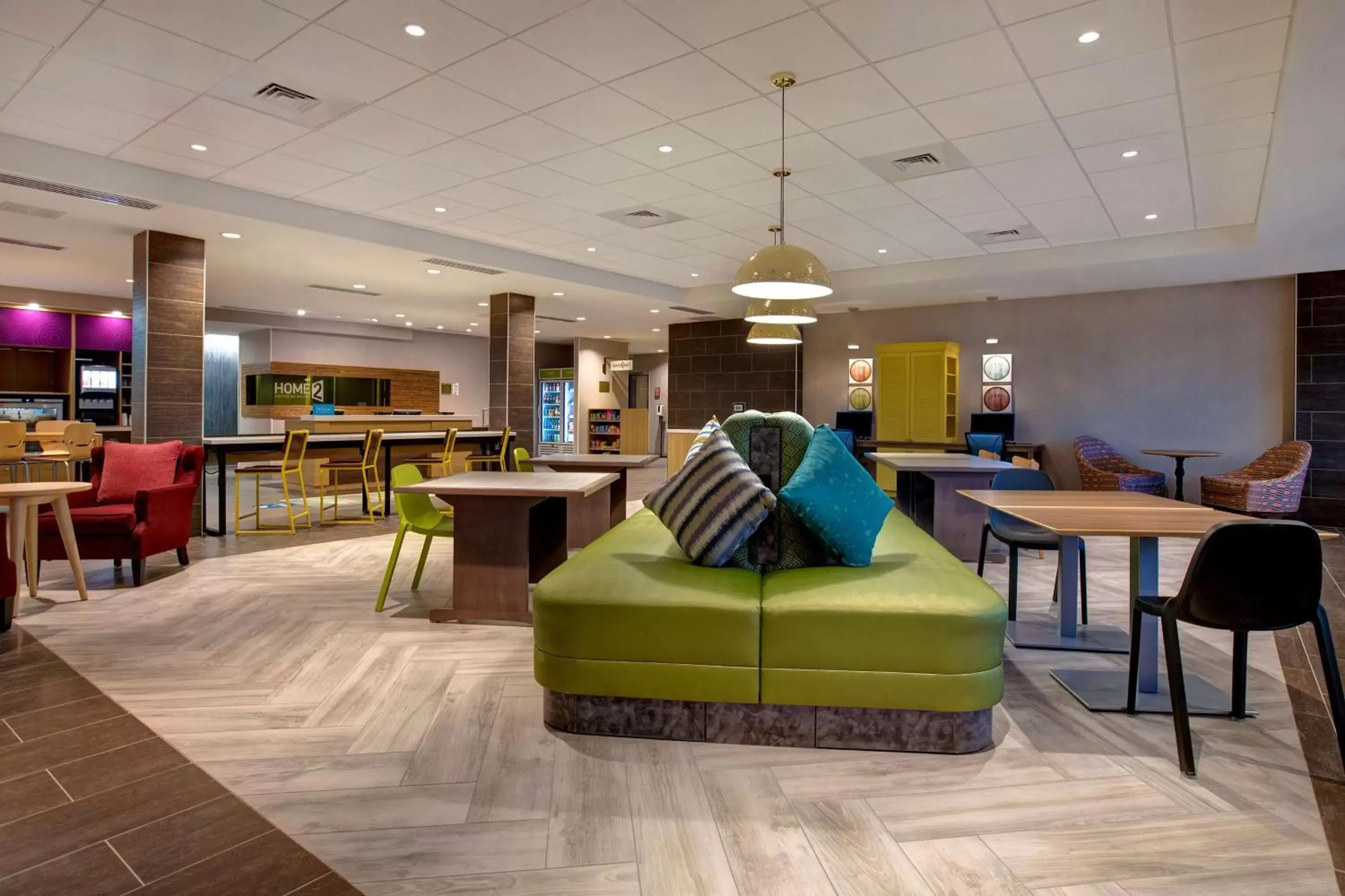 Lobby or reception, Lounge/Bar in Home2 Suites By Hilton Lexington Hamburg