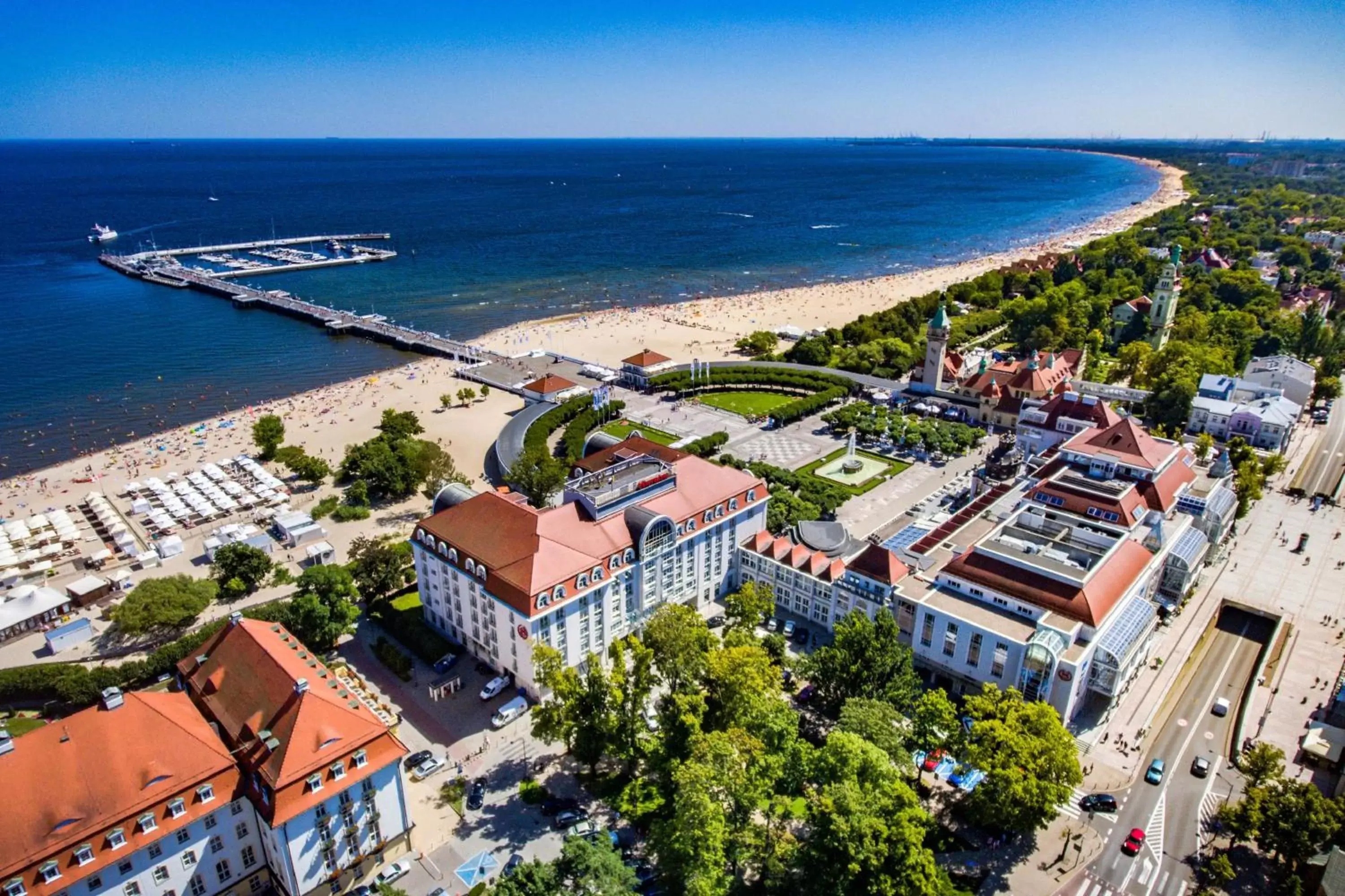 Property building, Bird's-eye View in Sheraton Sopot Hotel