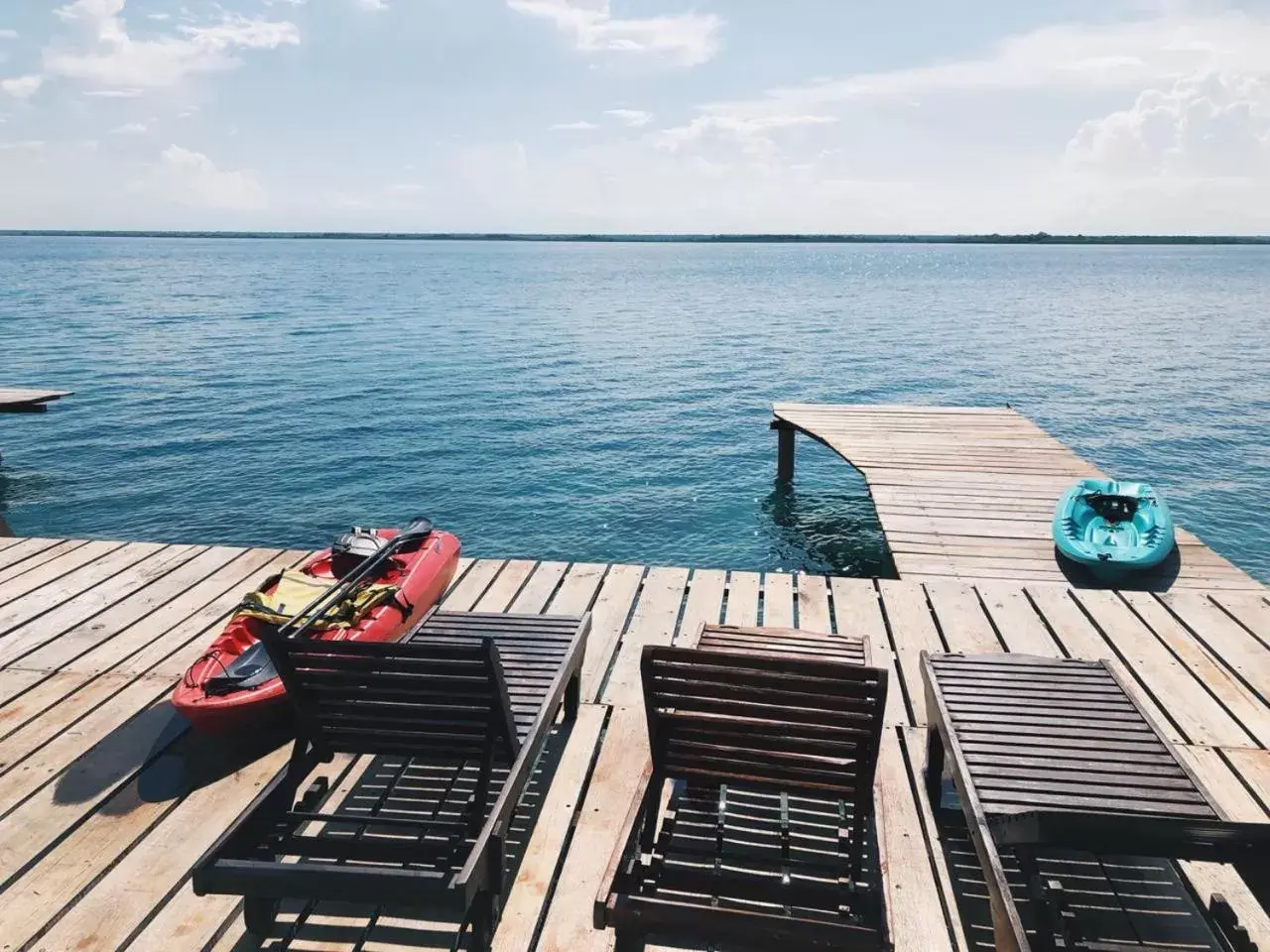 Beach in Hotel Awazul Bacalar