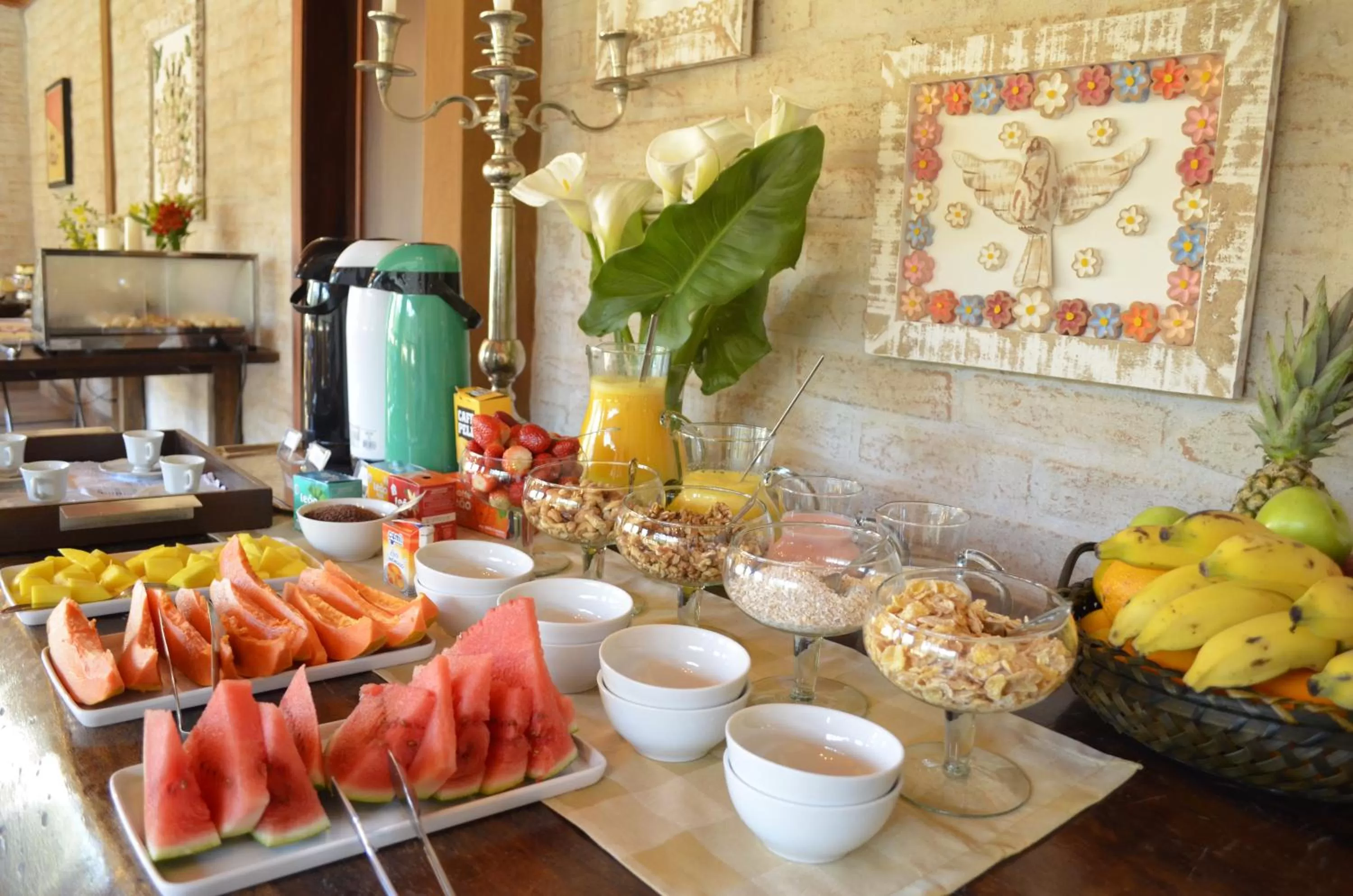 Breakfast in Pousada Toca Da Coruja