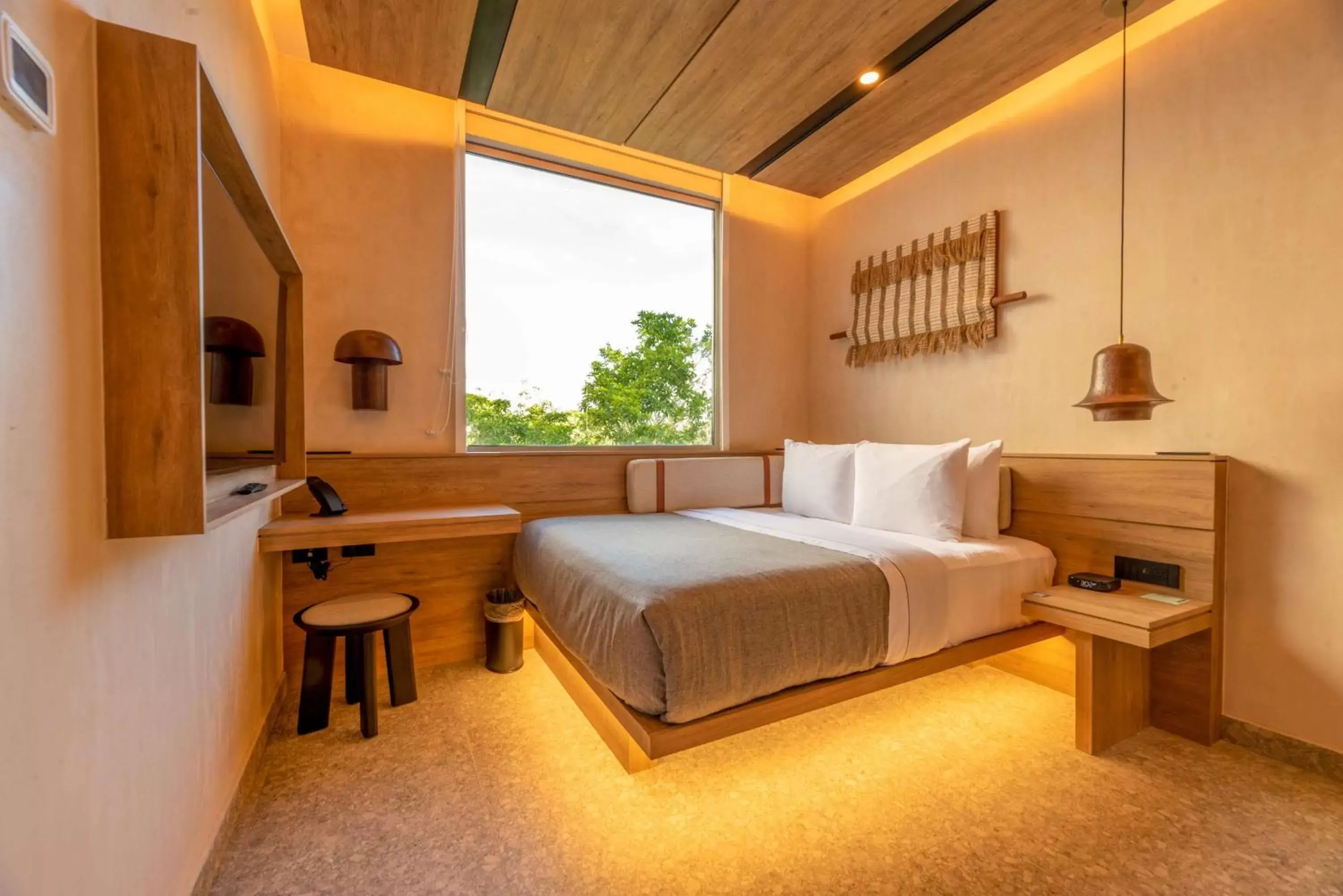 Bedroom, Bed in Motto By Hilton Tulum