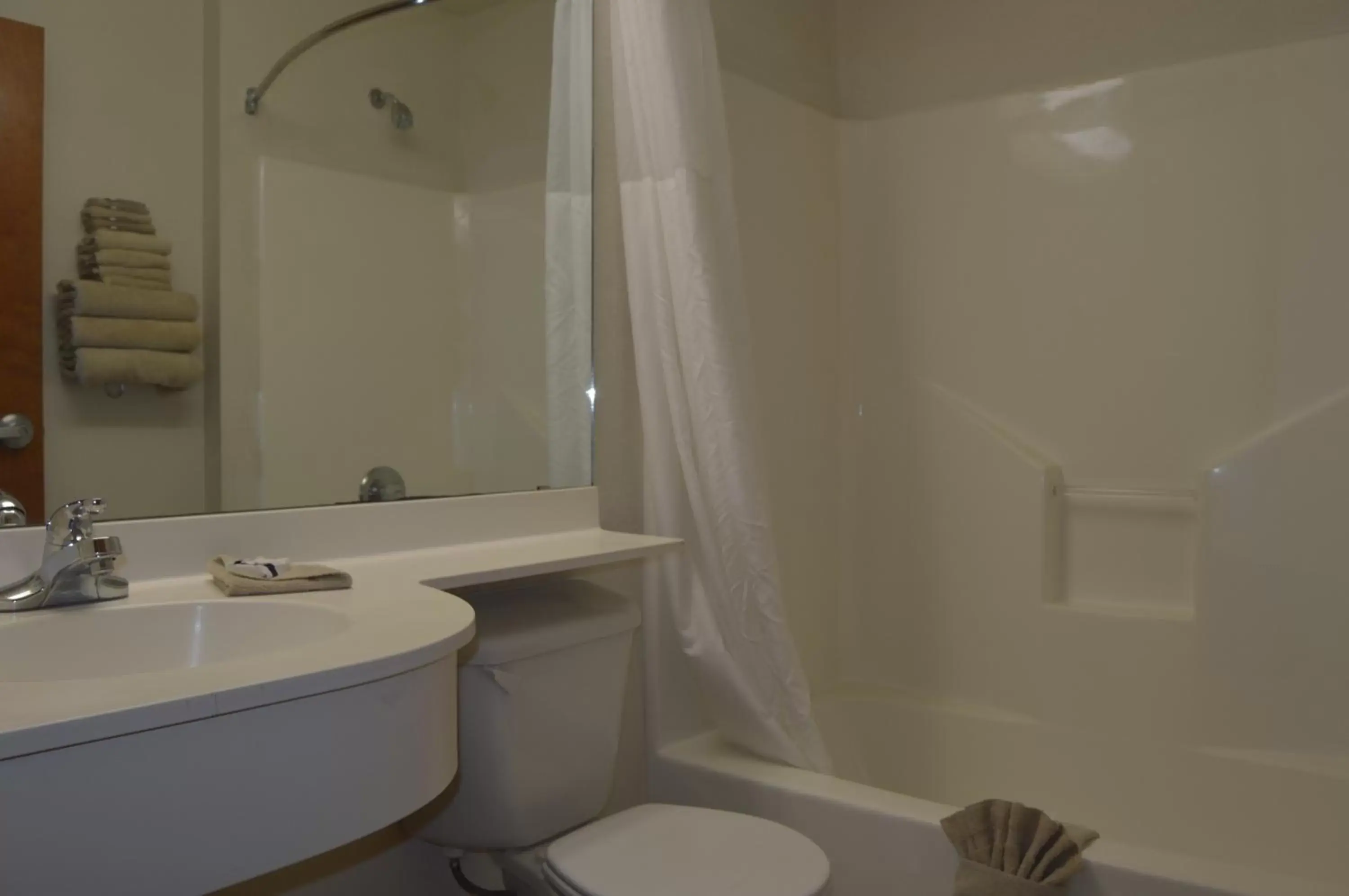 Bathroom in Microtel Inn and Suites By Wyndham Miami OK