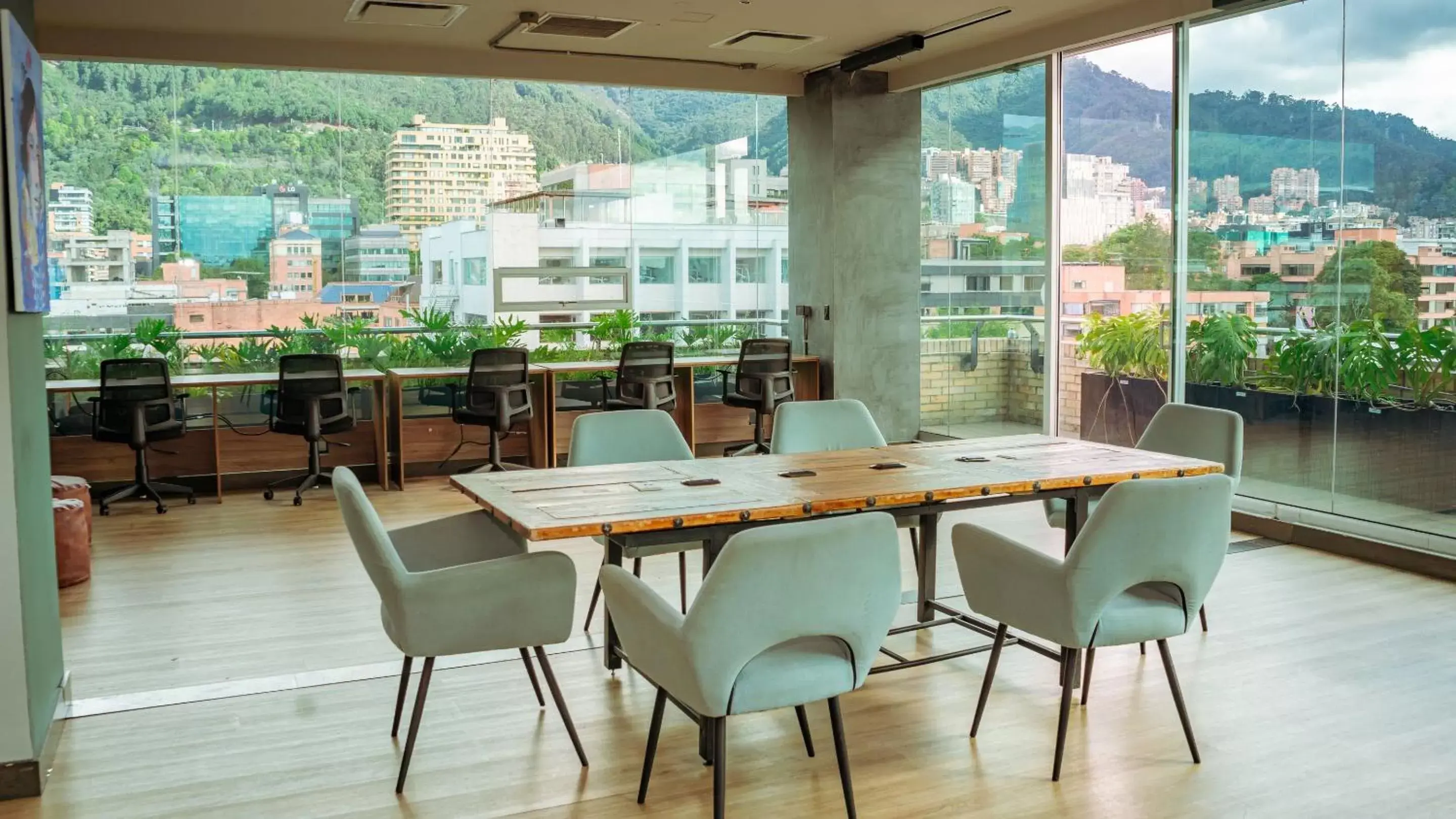 Meeting/conference room in Selina Parque 93 Bogota