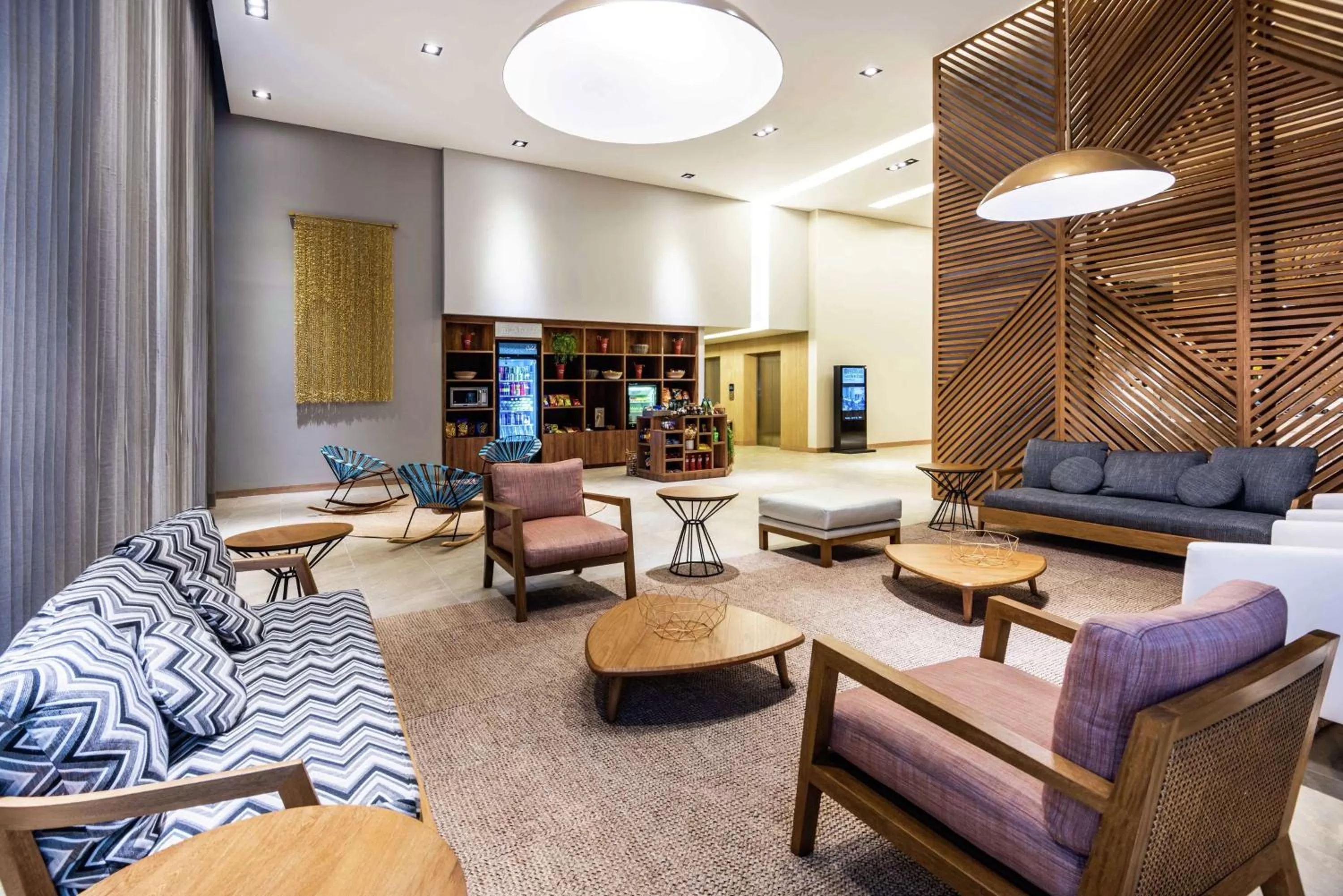 Lobby or reception in Hilton Garden Inn Santa Marta