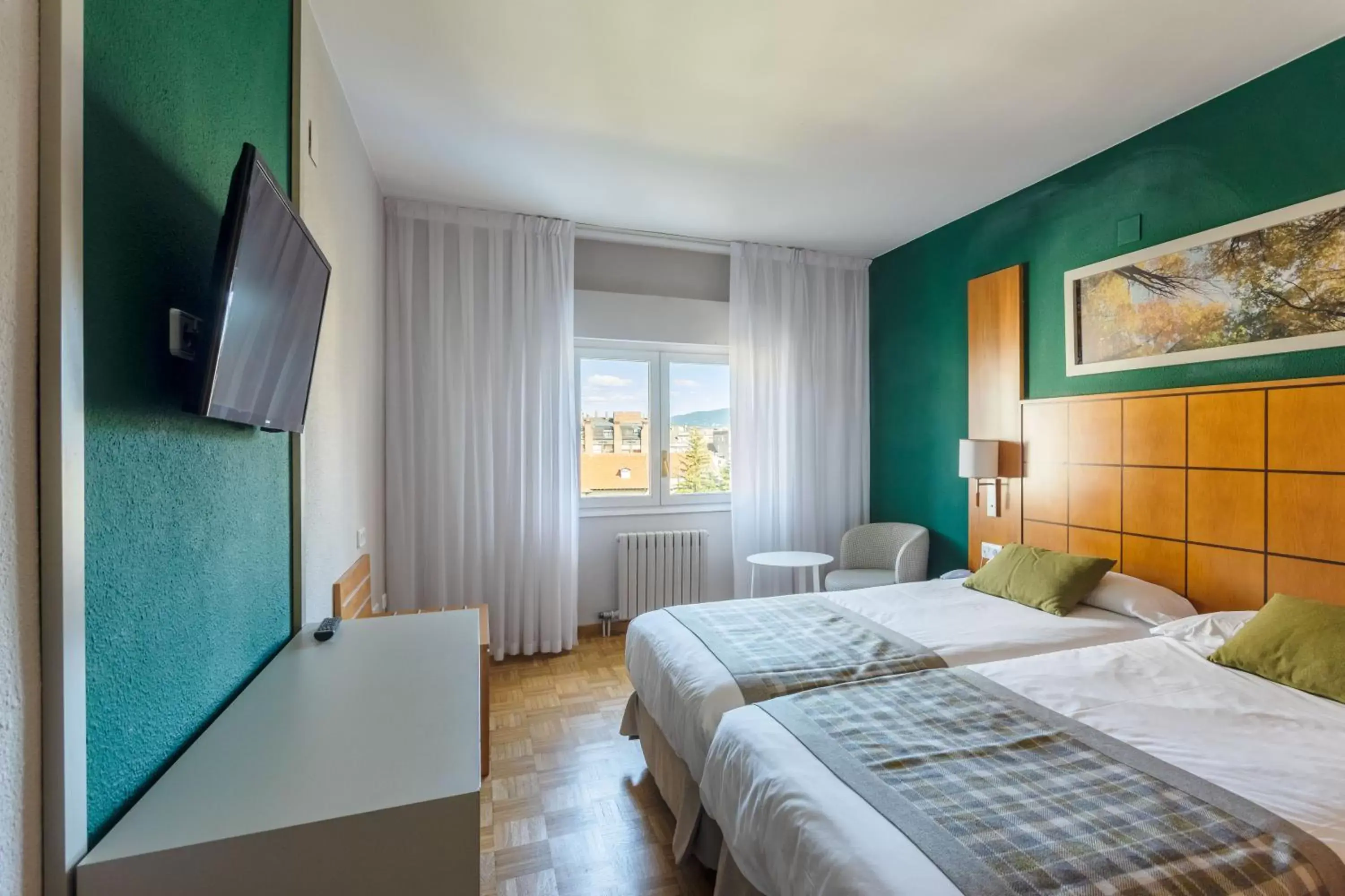 Bed in Gran Hotel de Jaca Bed in Gran Hotel de Jaca