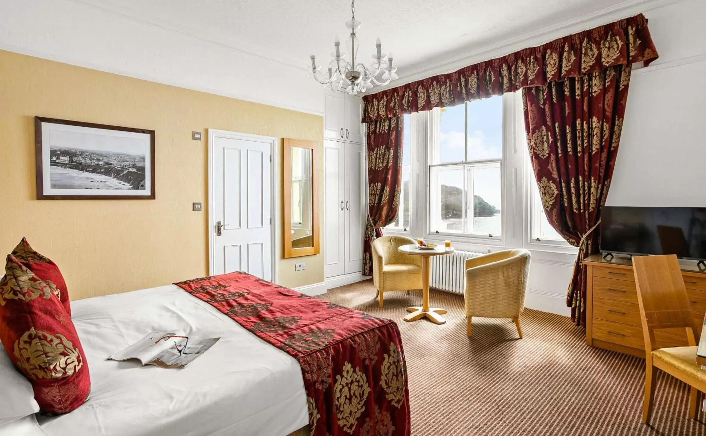 Executive Double Room with Sea View in The Falmouth Hotel Executive Double Room with Sea View in The Falmouth Hotel