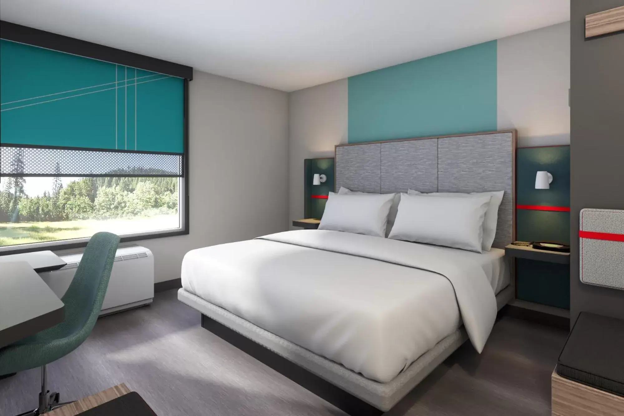Bedroom, Bed in Avid Hotels - Cincinnati N - West Chester, an IHG Hotel