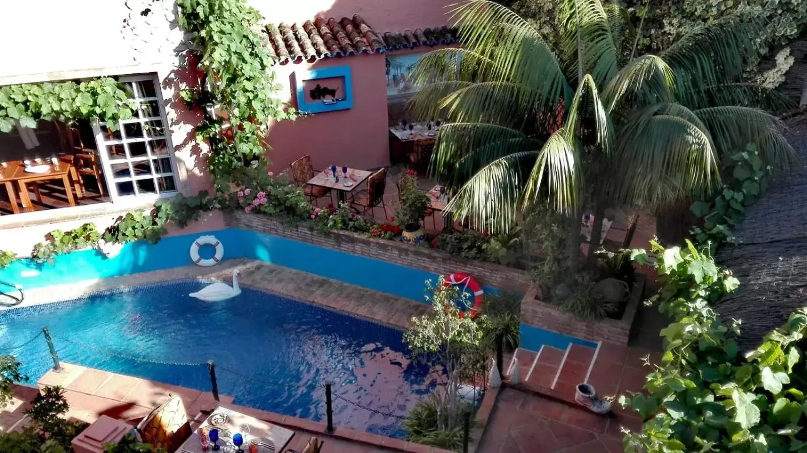 Pool View in Hotel Amanhavis