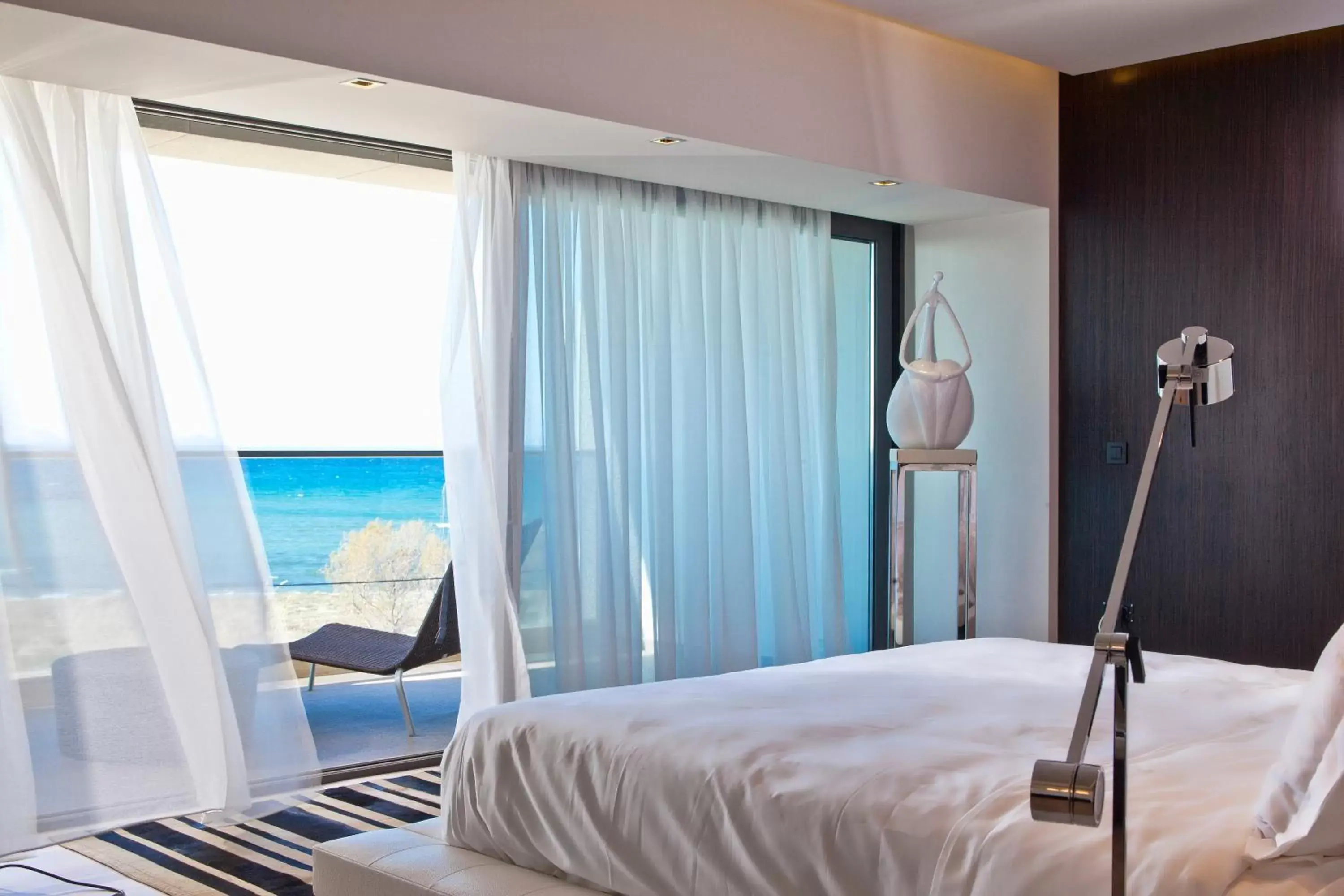 View (from property/room), Bed in Aqua Blu Boutique Hotel & Spa, Adults Only- Small Luxury Hotels of the World