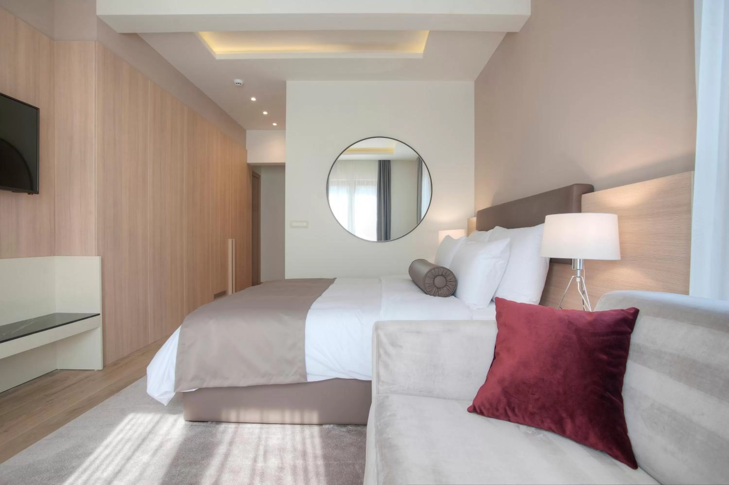 Bed in Hotel Villa Gracia