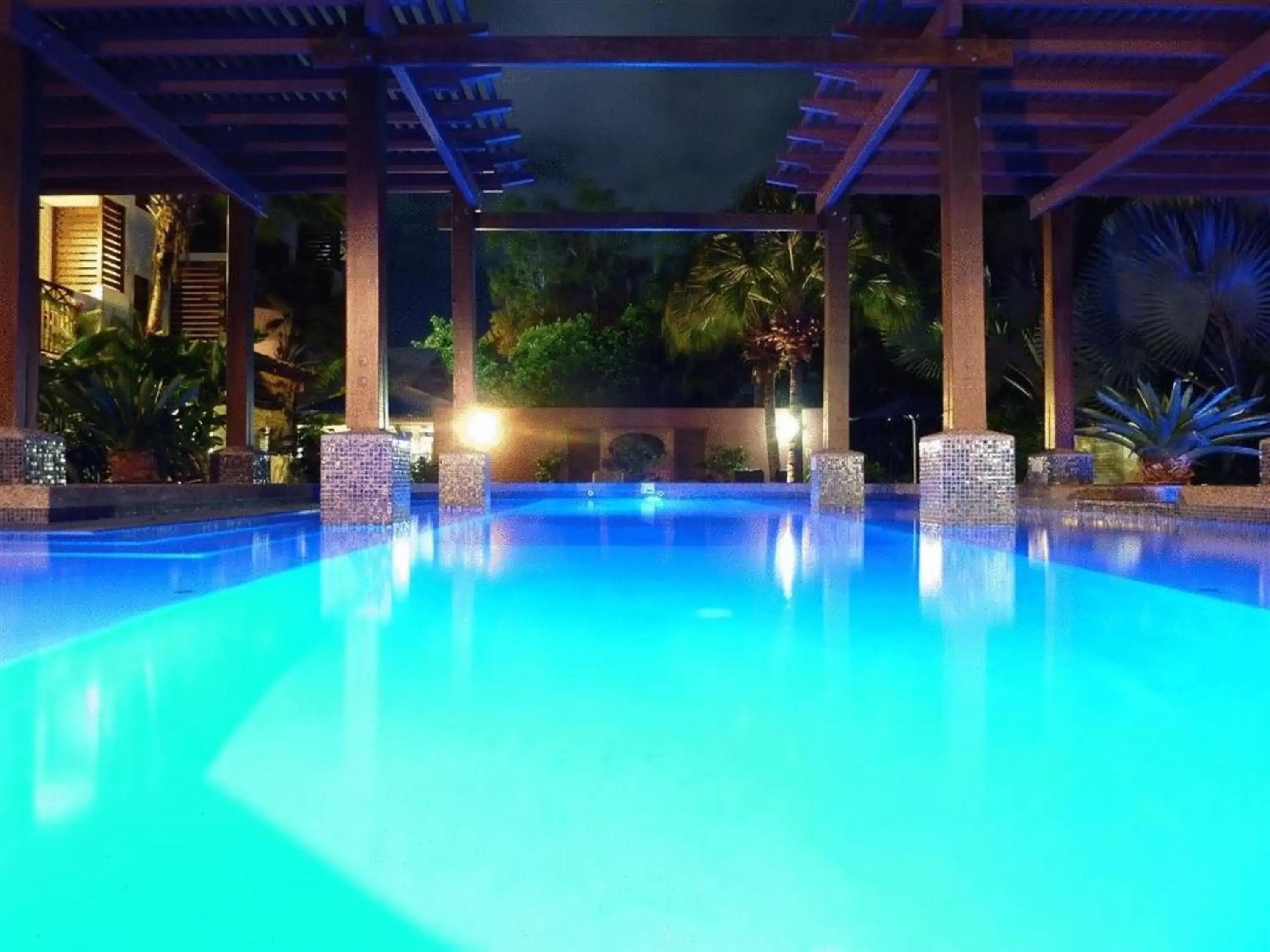 Night, Swimming Pool in Freestyle Resort Port Douglas