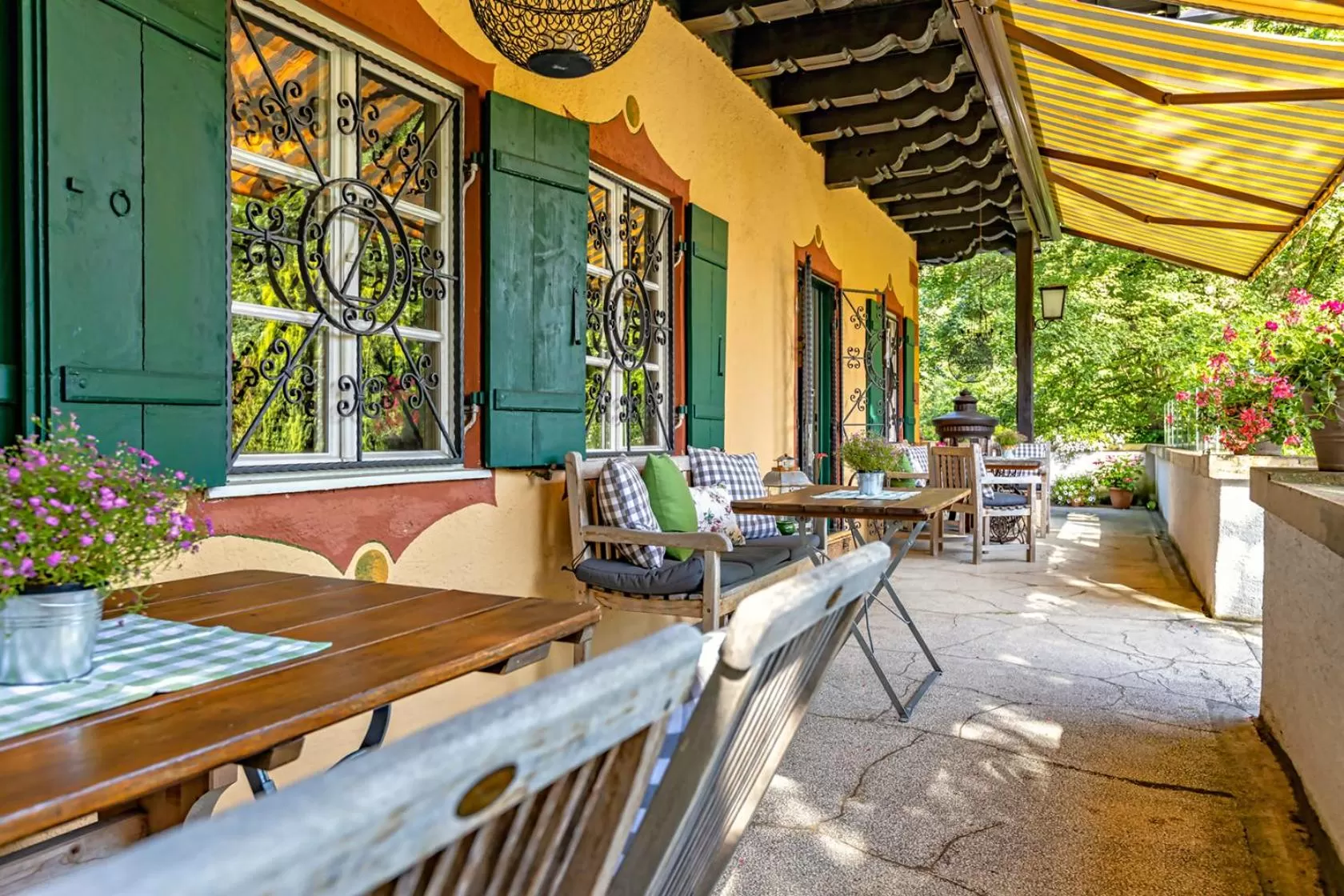 Balcony/Terrace in Villa Zollhaus Bed & Breakfast