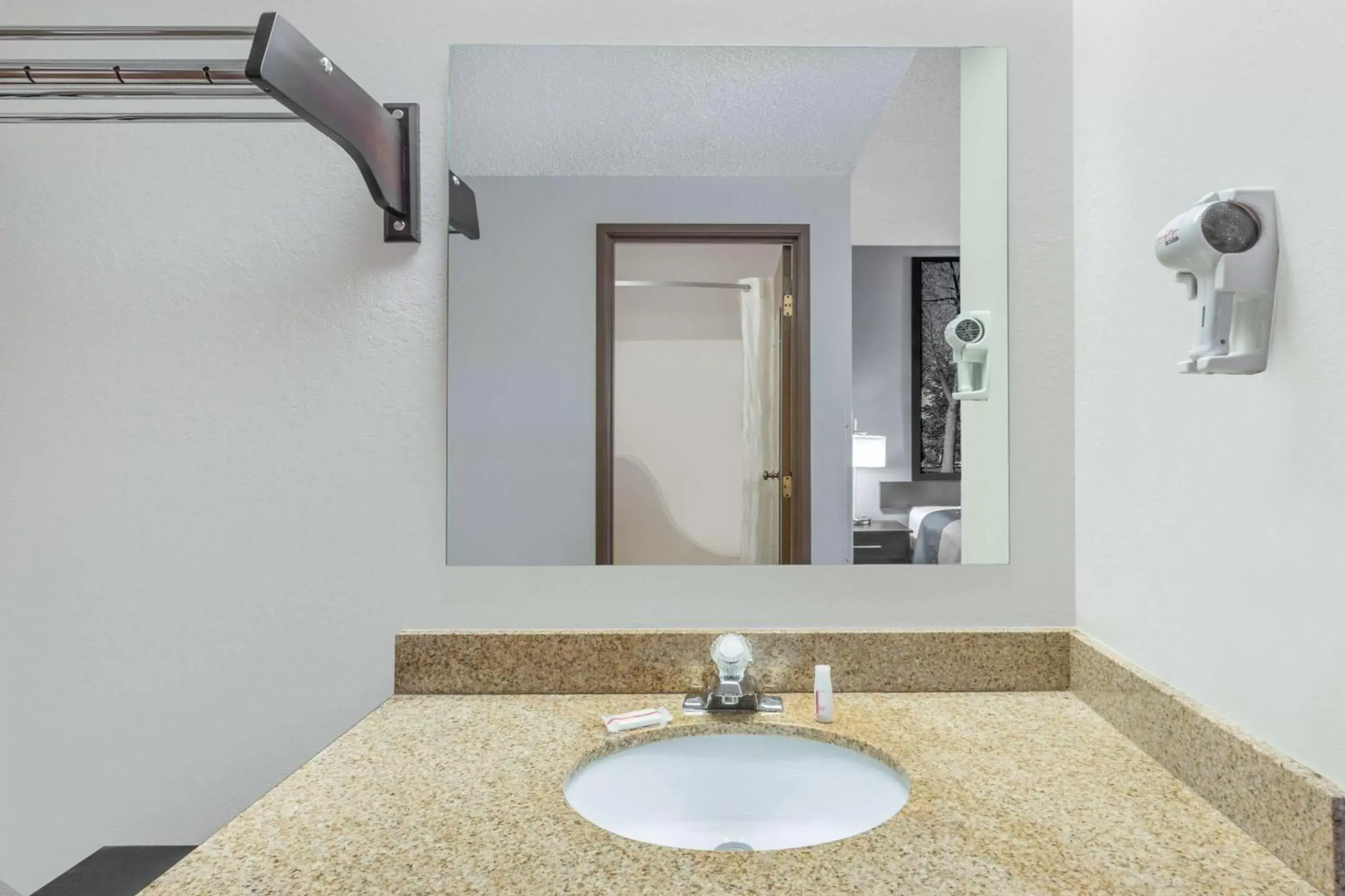 Bathroom in Super 8 by Wyndham Madison South