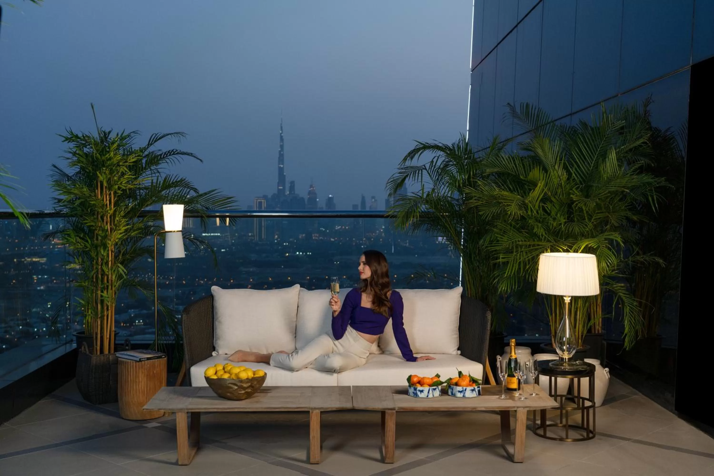 Balcony/Terrace in Sofitel Dubai The Obelisk