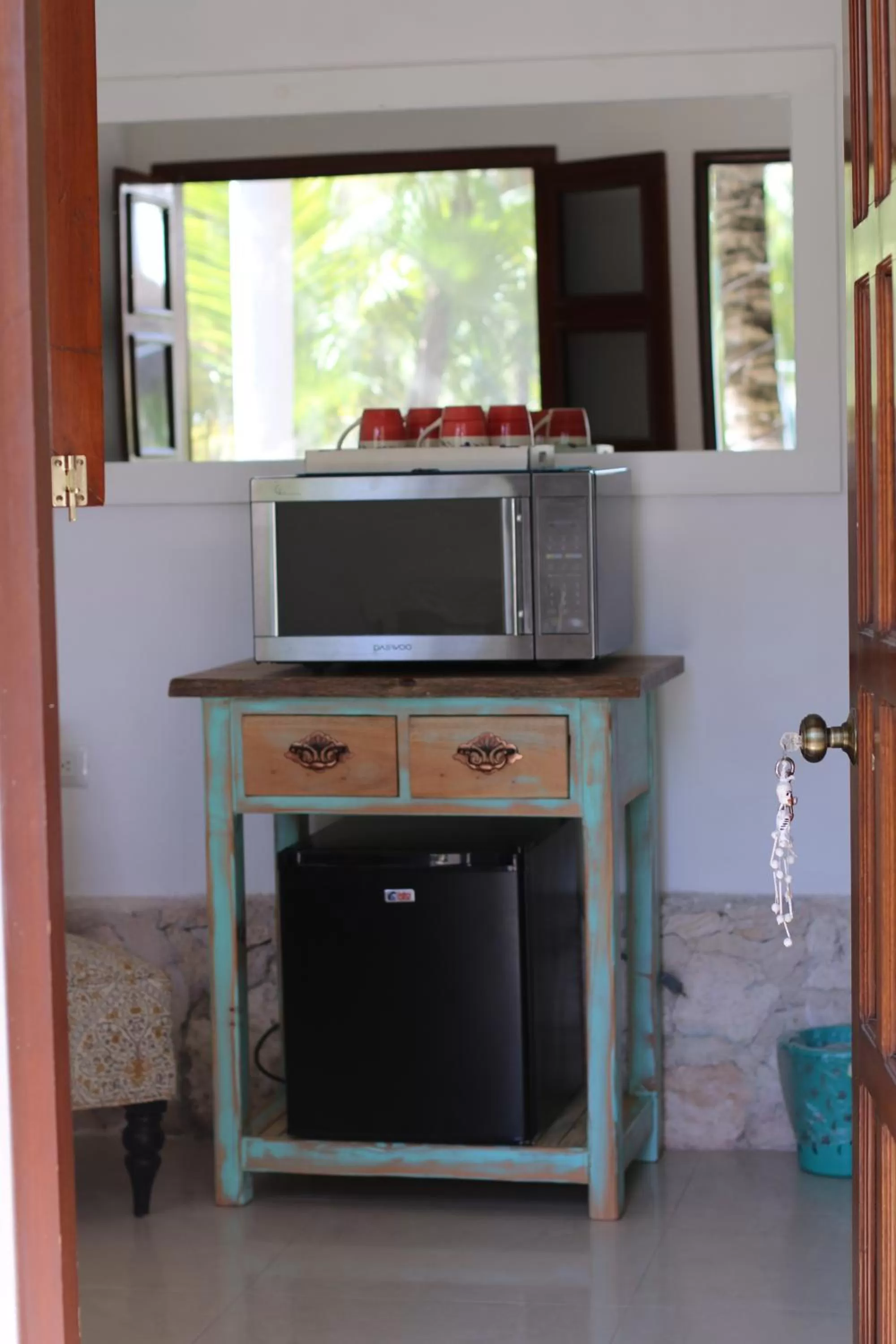 Dining area, TV/Entertainment Center in WishTulum