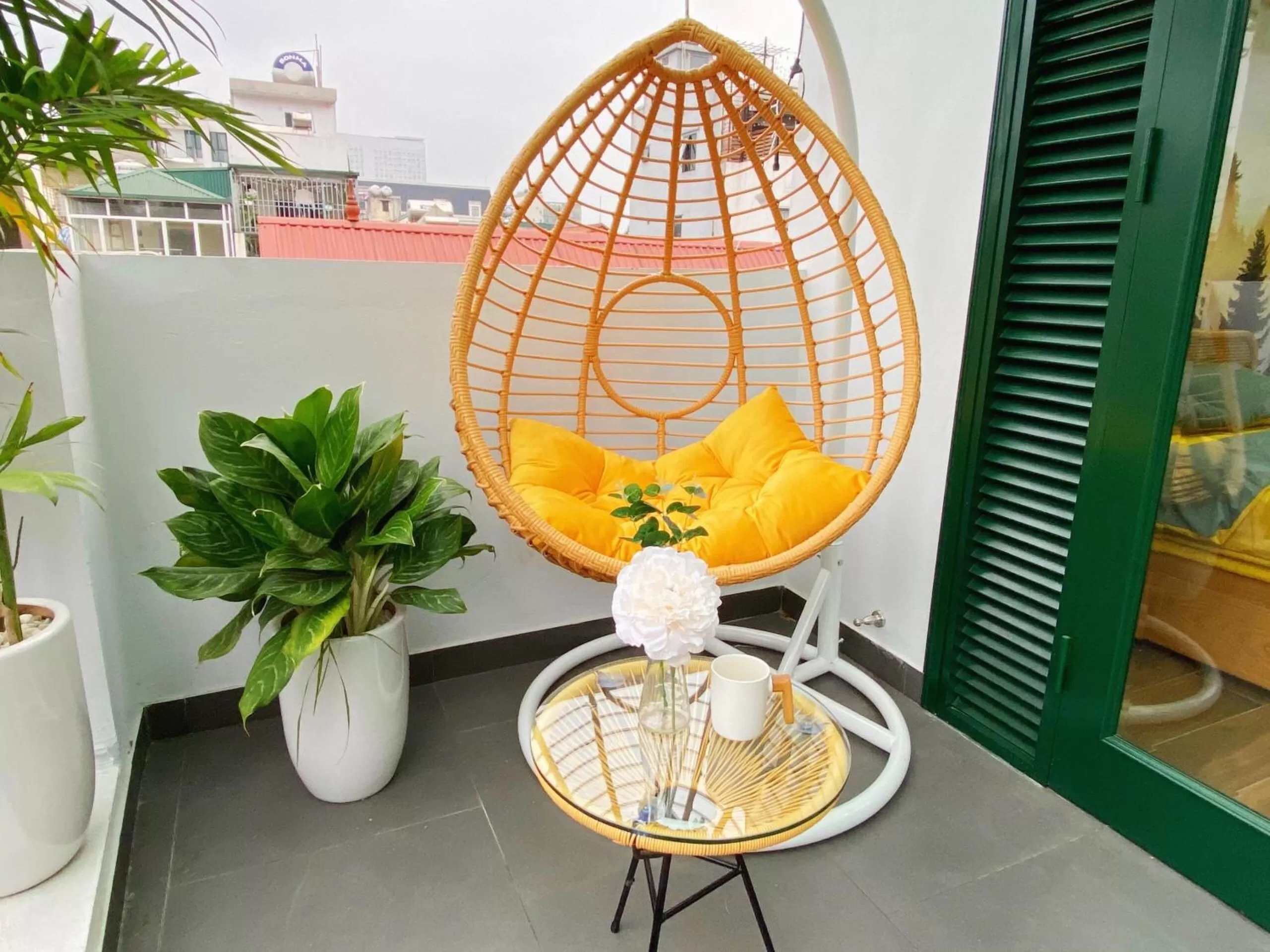 Balcony/Terrace in Lubi House Homestay