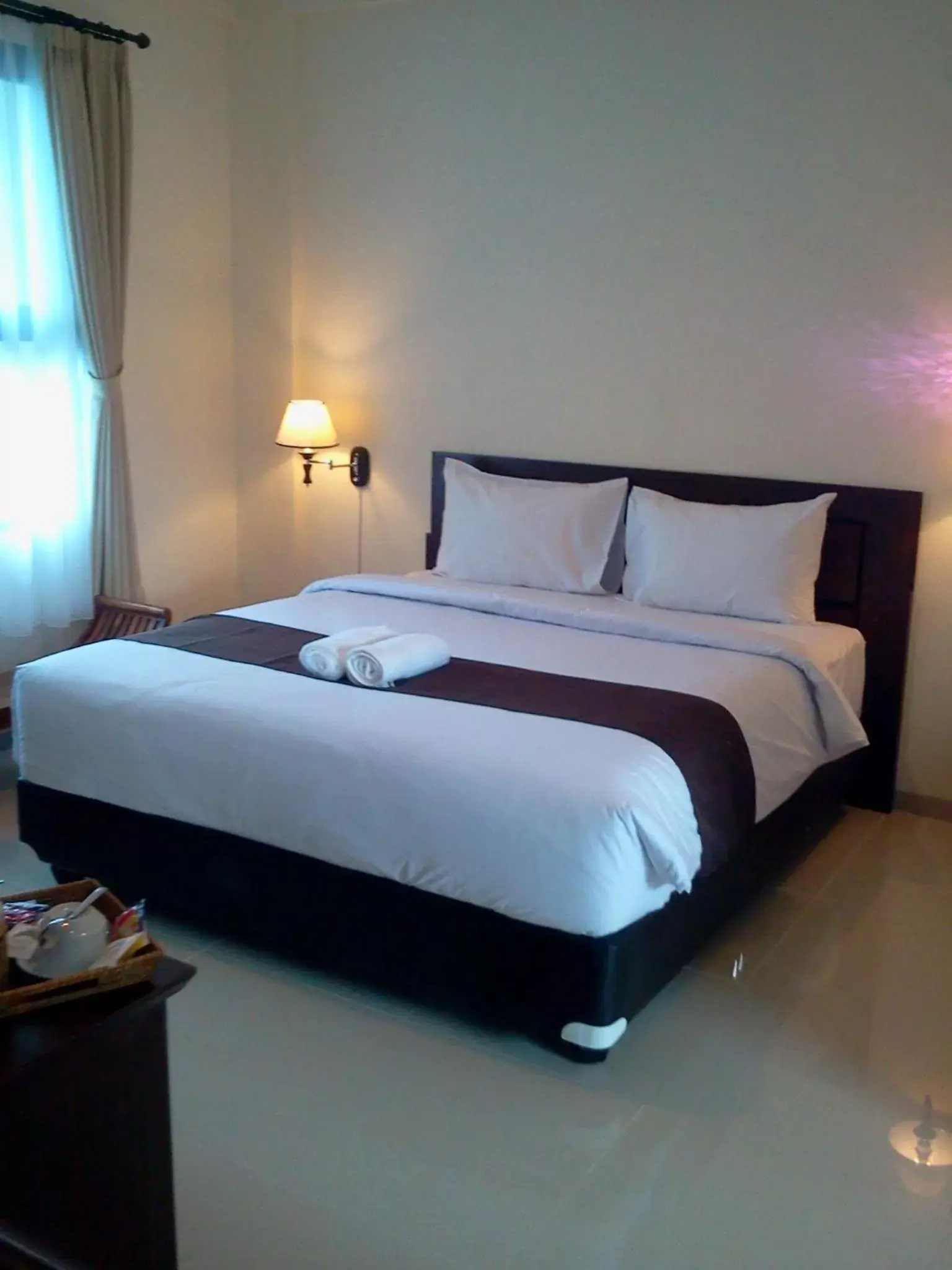 Bed in Manggar Indonesia Hotel