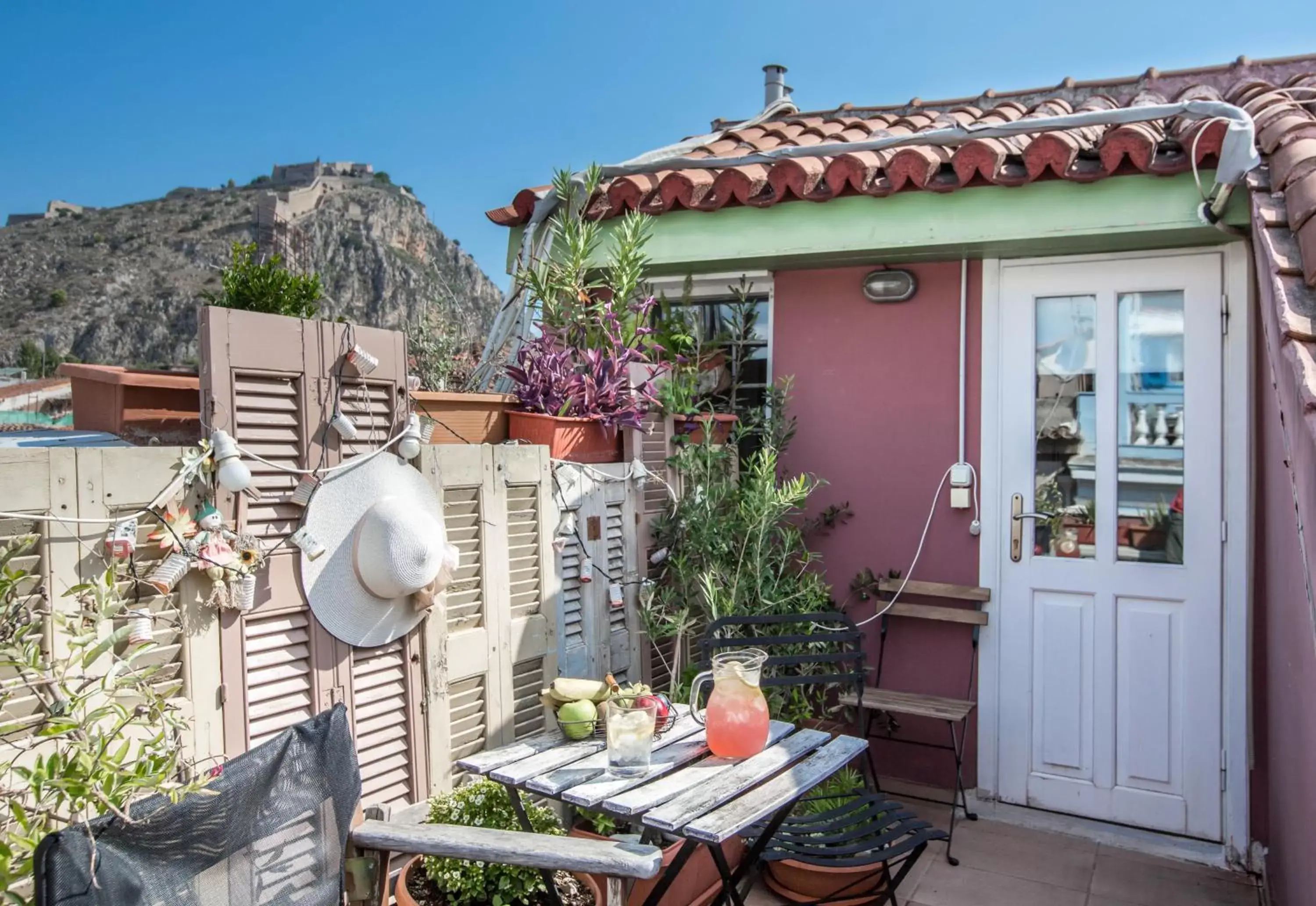 Balcony/Terrace in Amymone and Adiandi