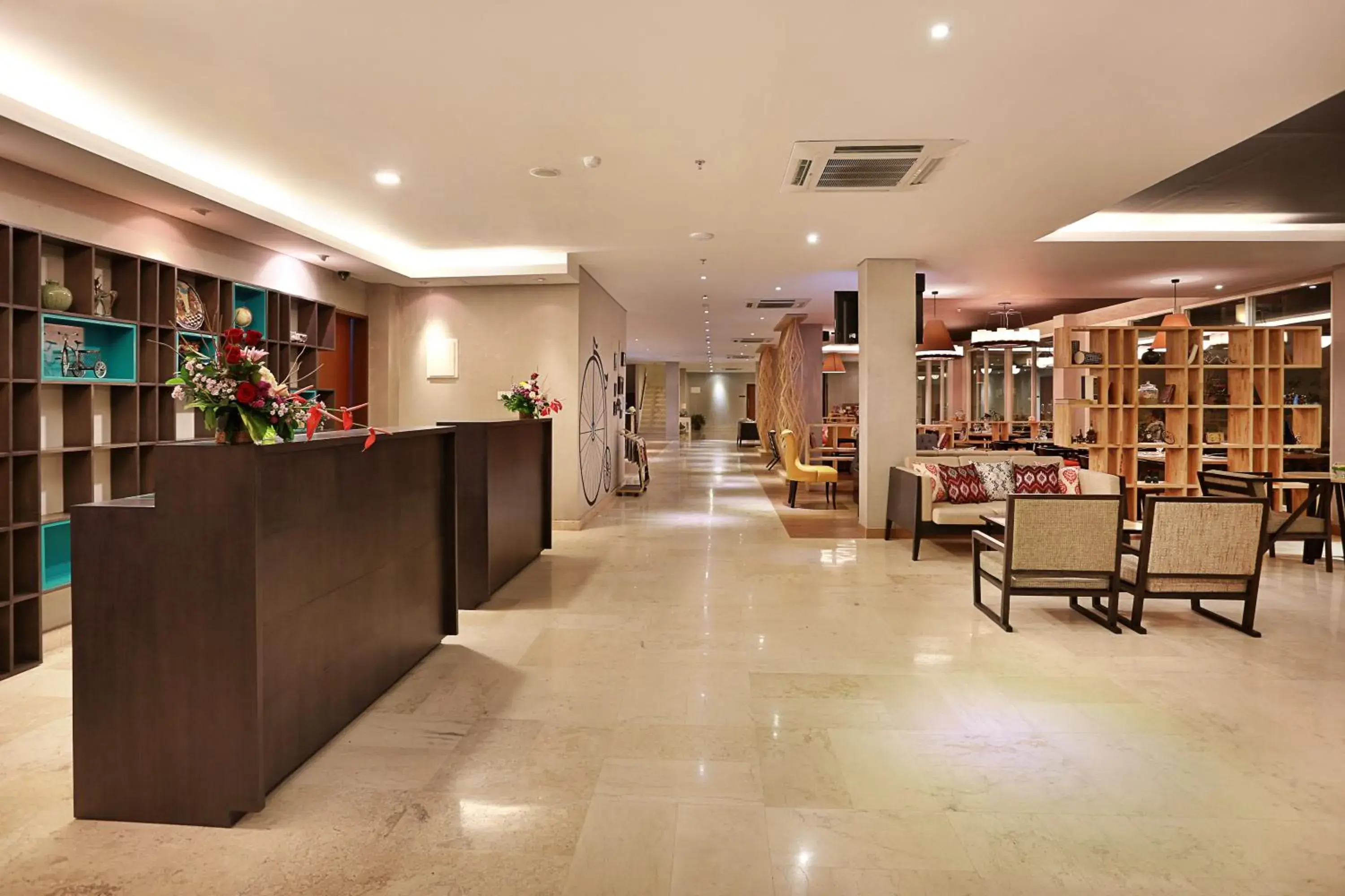 Decorative detail in Golden Tulip Essential Denpasar Hotel