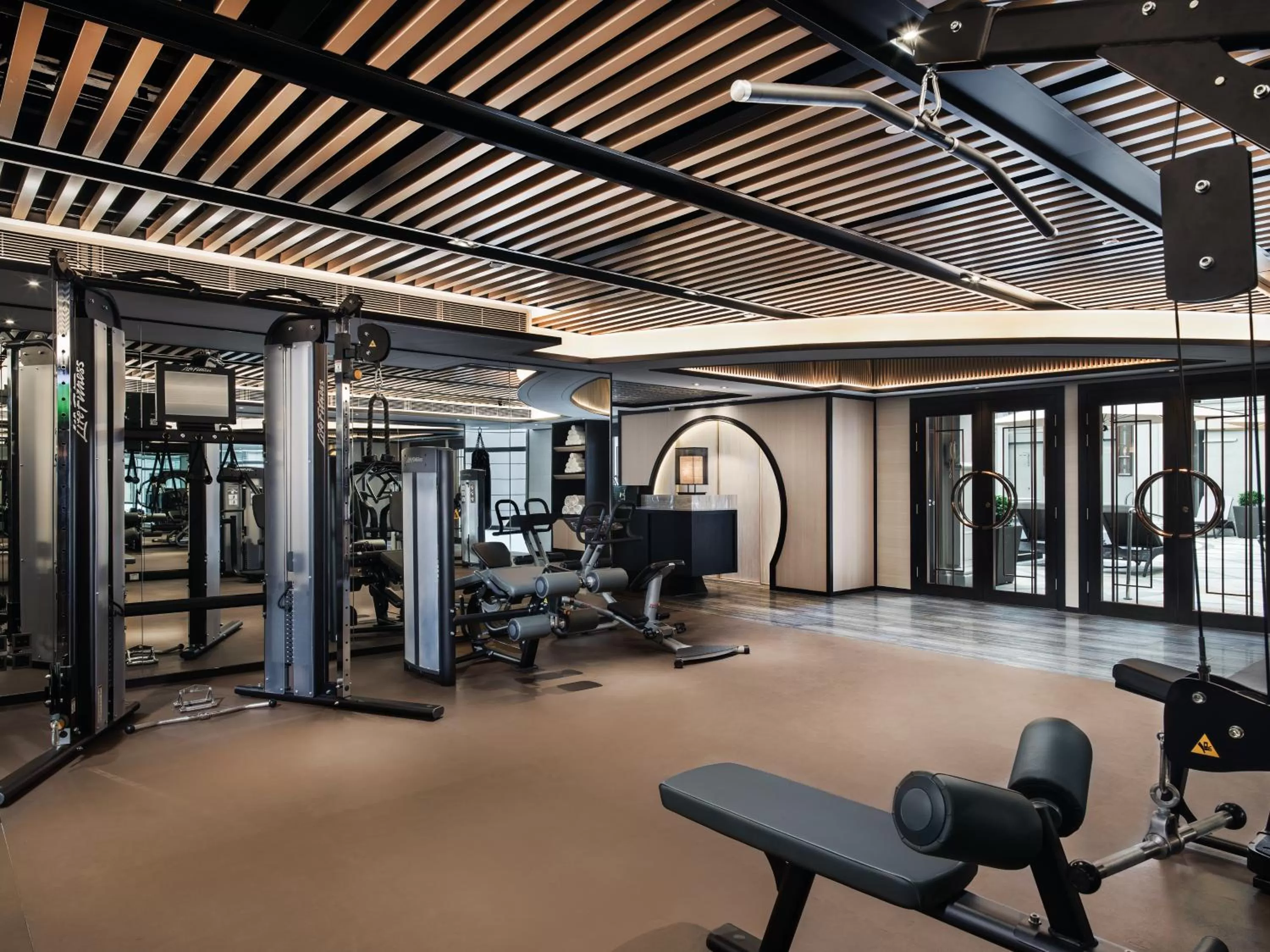 Fitness centre/facilities in The Langham Hong Kong
