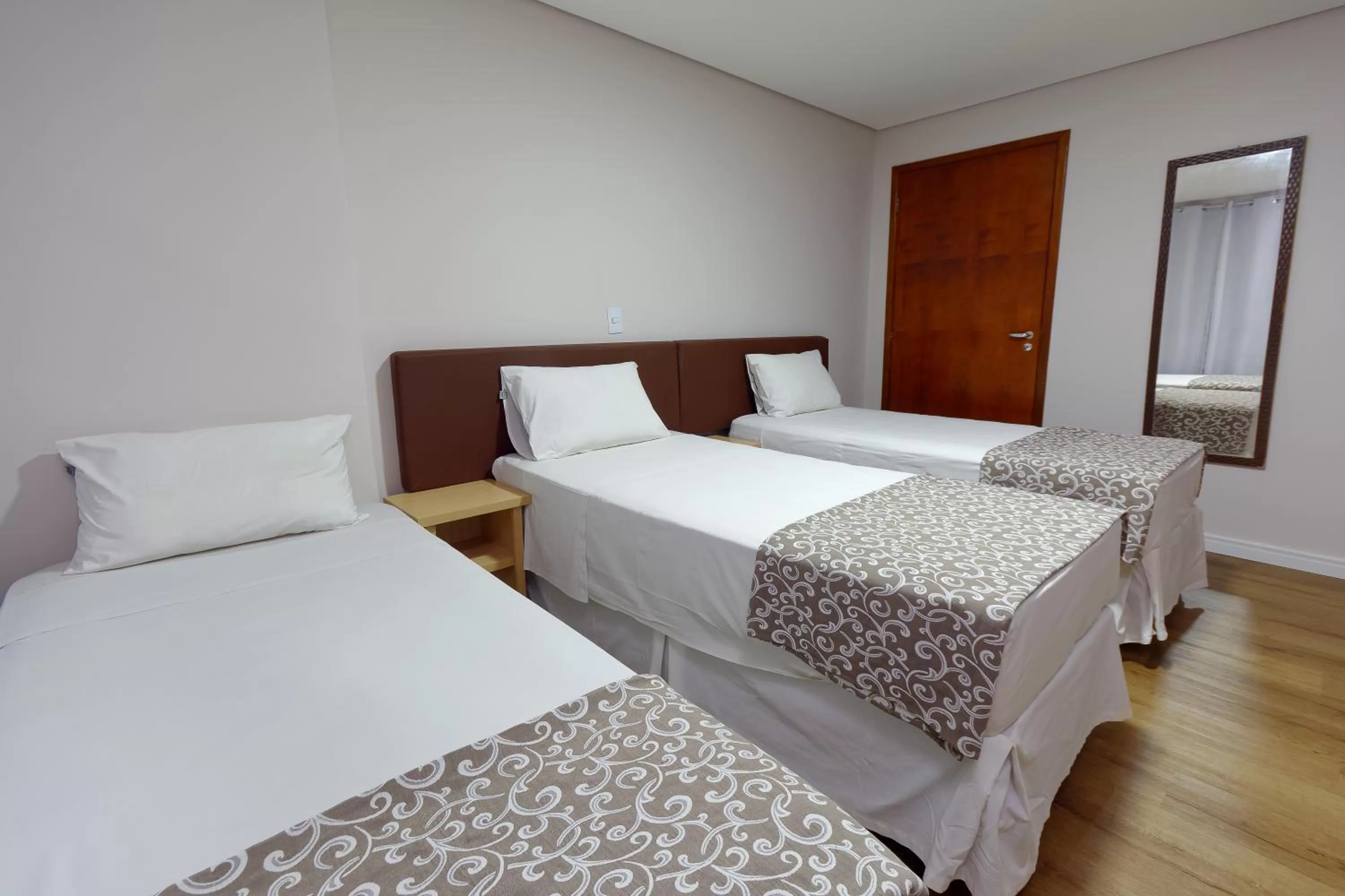 Bed in Fênix Hotel Bom Retiro