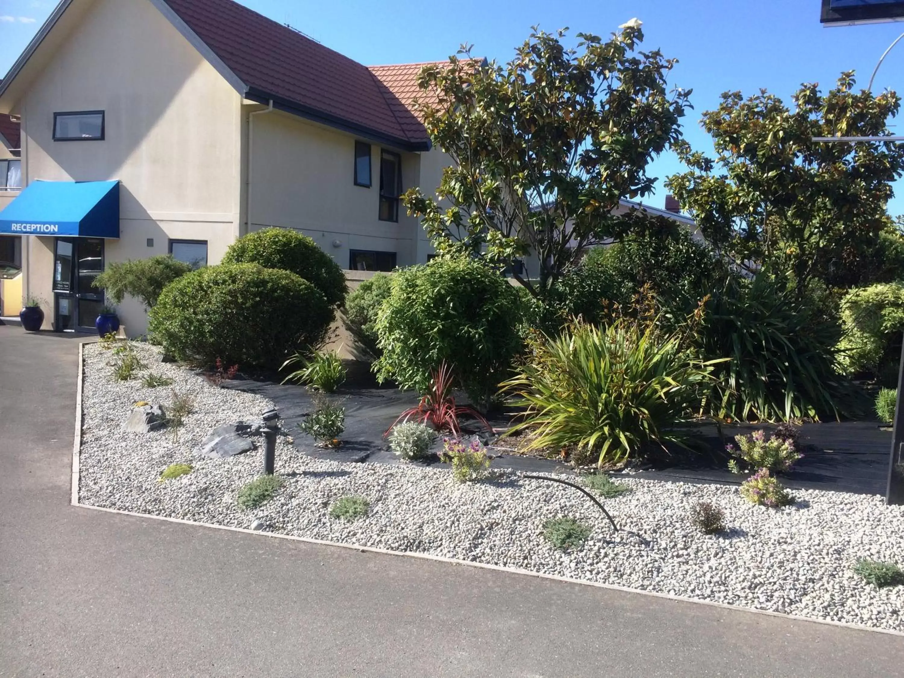 Garden, Property Building in Bella Vista Motel Nelson