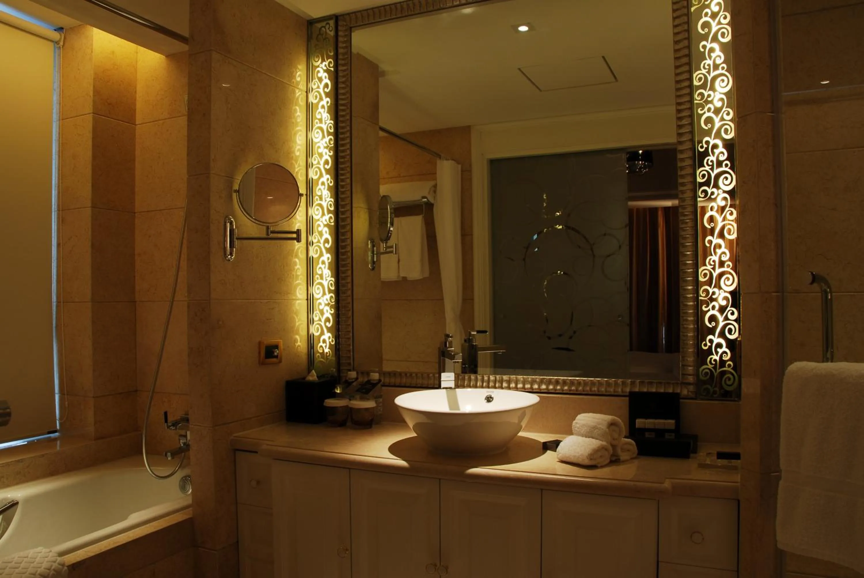Bathroom in Wealthy All Suite Hotel Suzhou