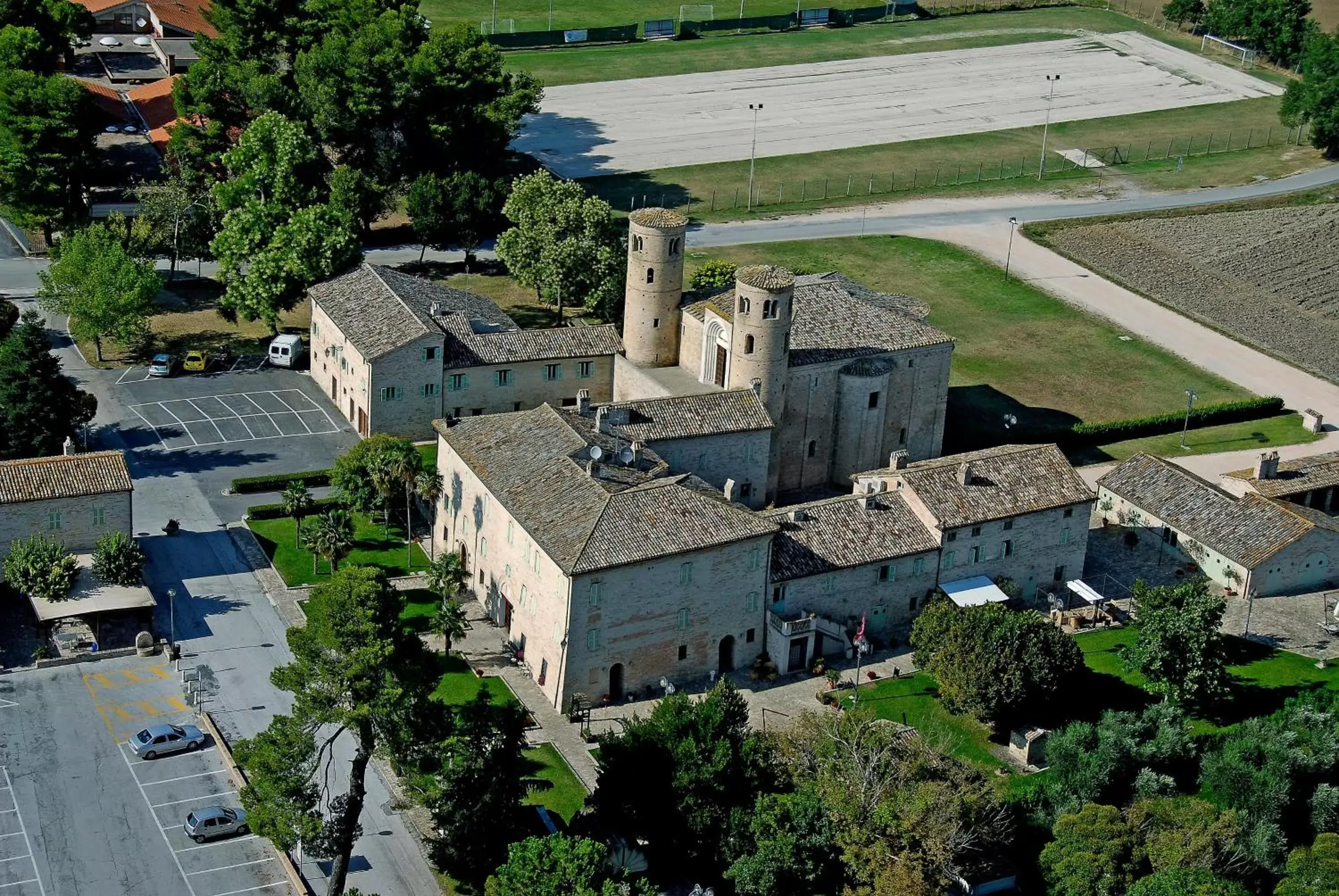 Area and facilities, Bird's-eye View in Hotel San Claudio