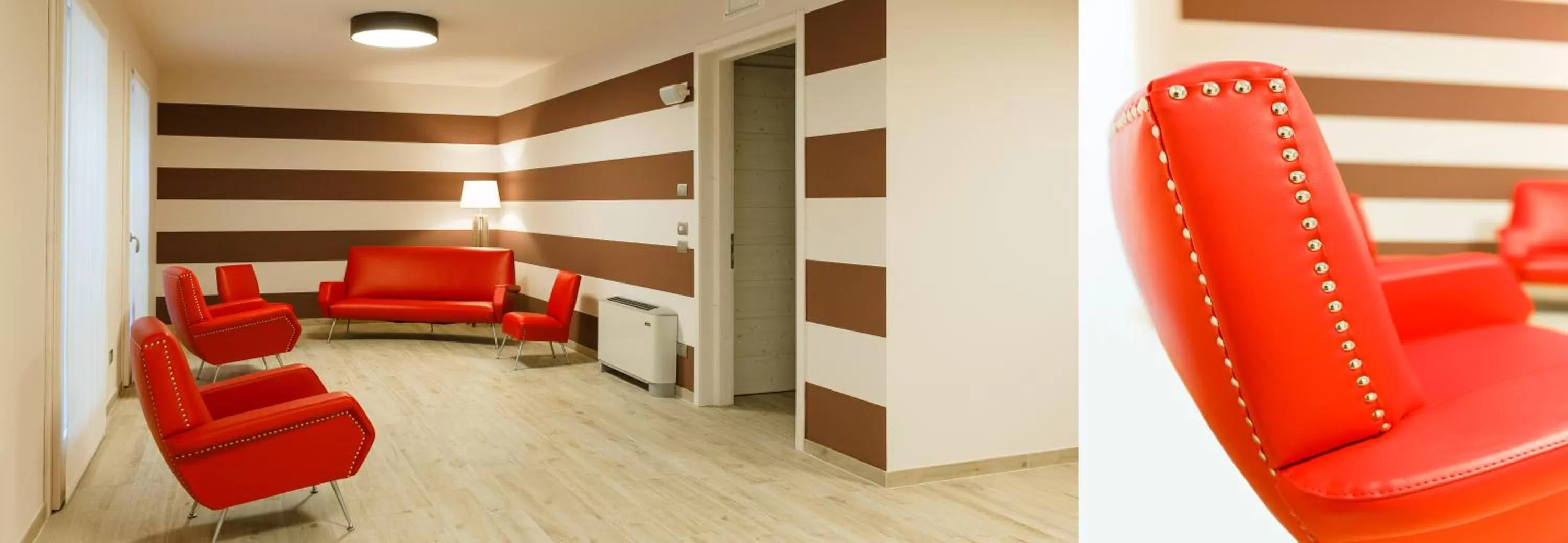 Communal lounge/ TV room in Bianco Hotel