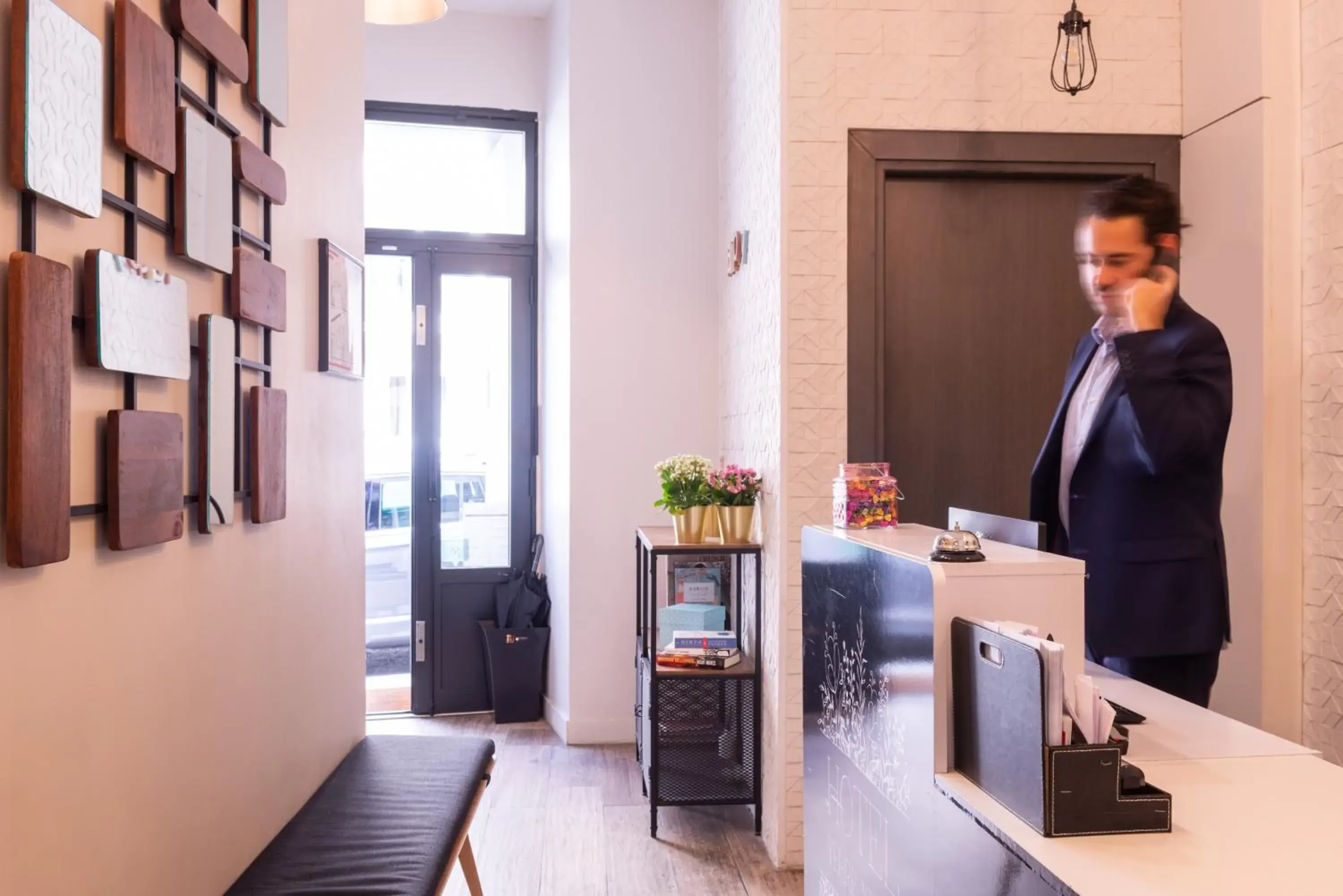 Lobby or reception in Hotel Terre Neuve Lobby or reception in Hotel Terre Neuve