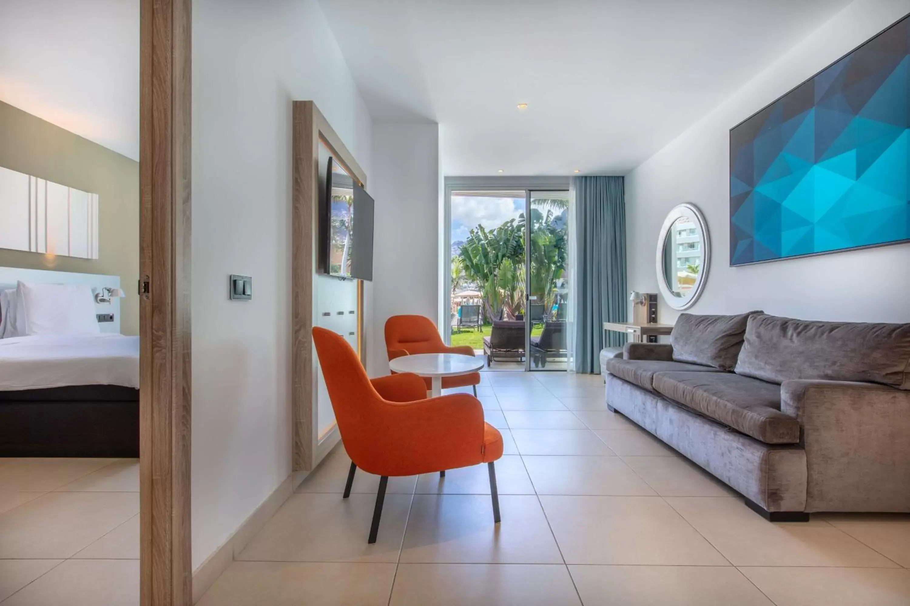 View (from property/room), Seating Area in Radisson Blu Resort & Spa, Gran Canaria Mogan