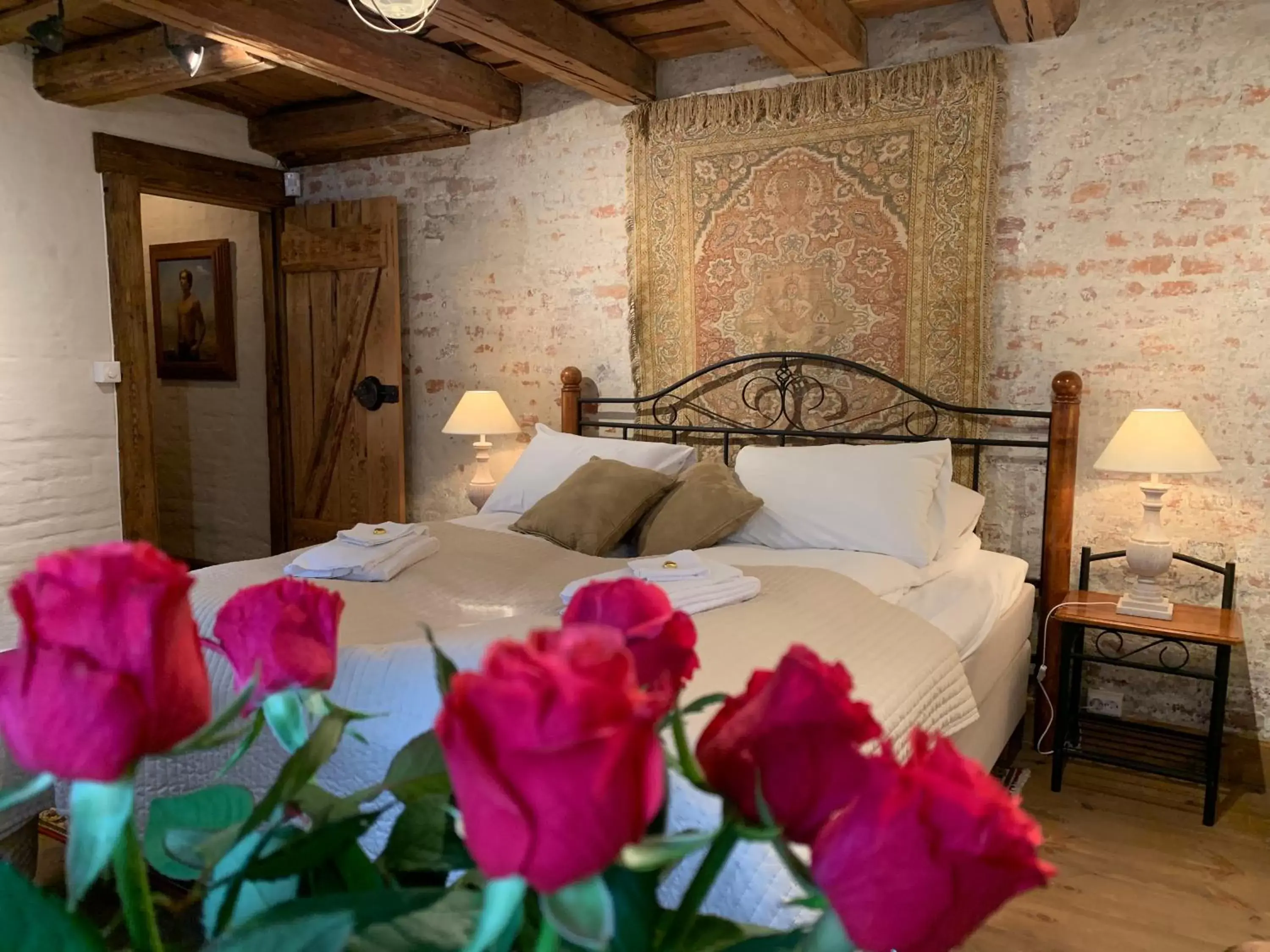 Bedroom, Bed in Gamlebyen Hotell - Fredrikstad Bedroom, Bed in Gamlebyen Hotell - Fredrikstad