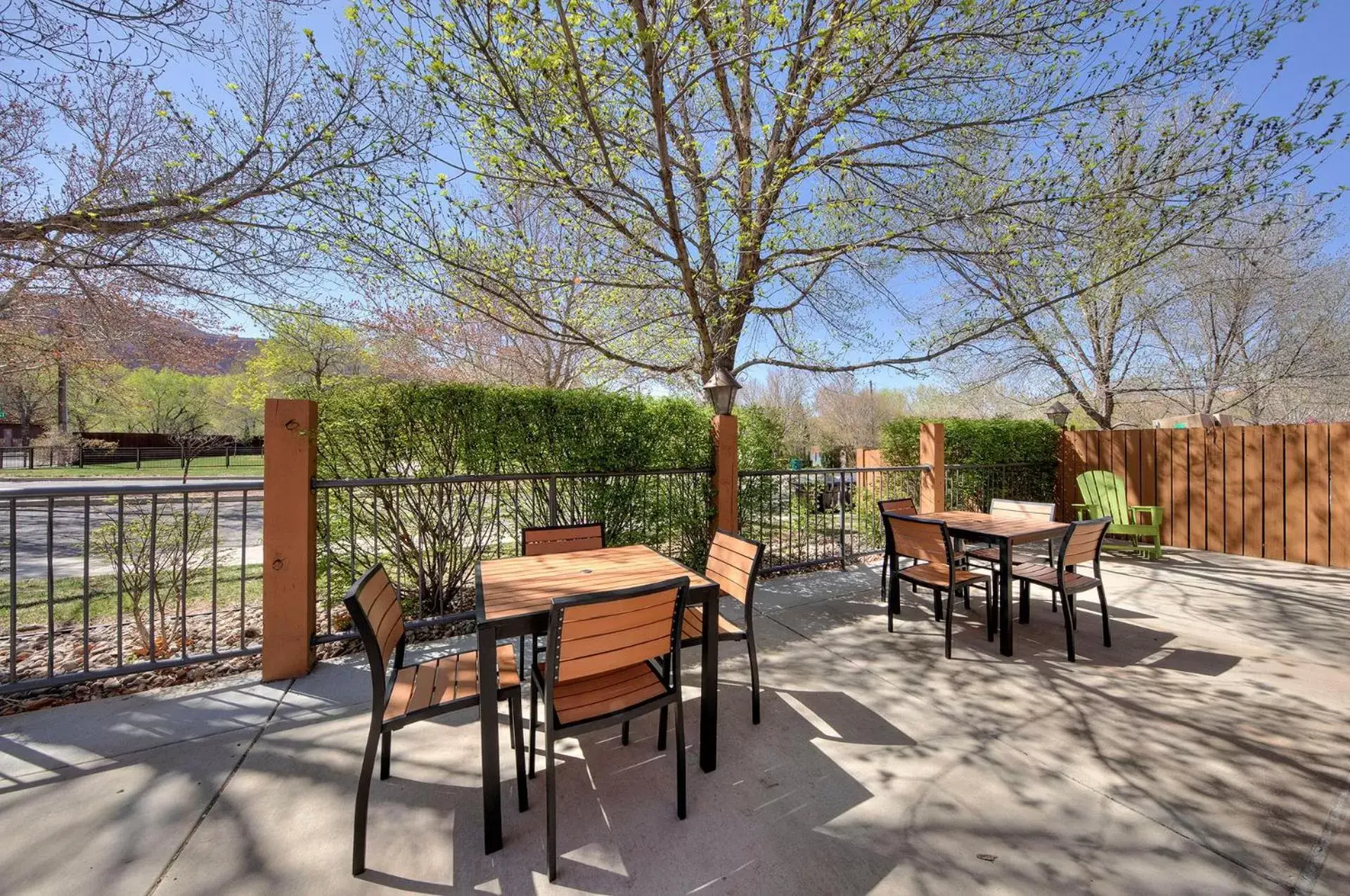 Patio in The Gonzo Inn