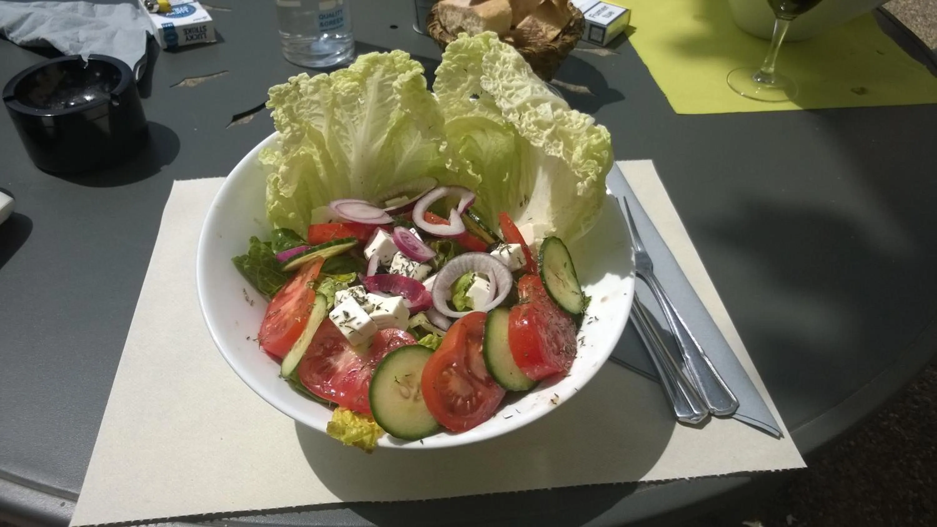 Food close-up in Logis Hotel la Ferme
