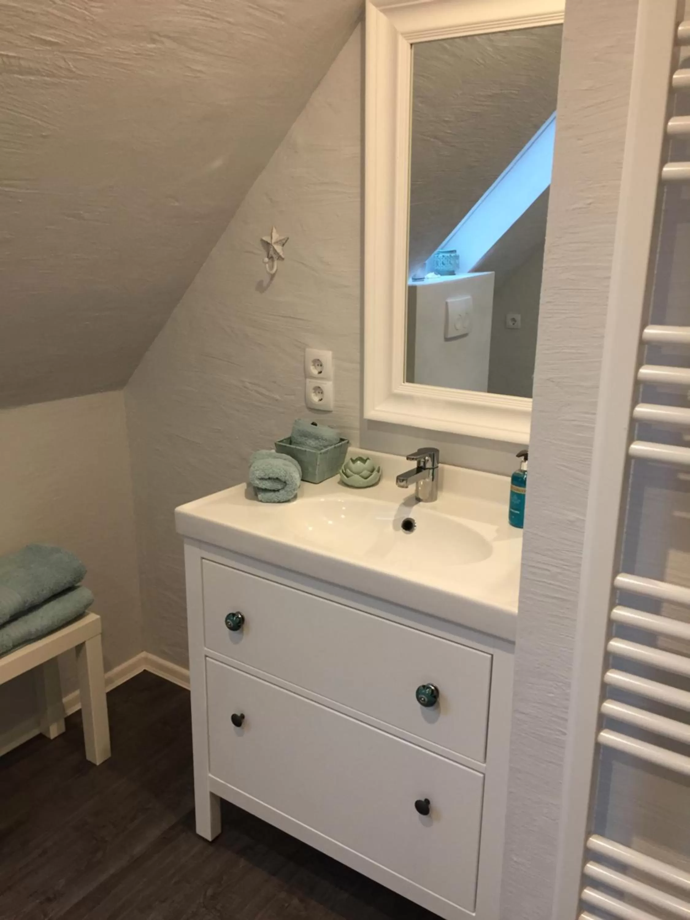 Bathroom in B&B Worpsweder Blick