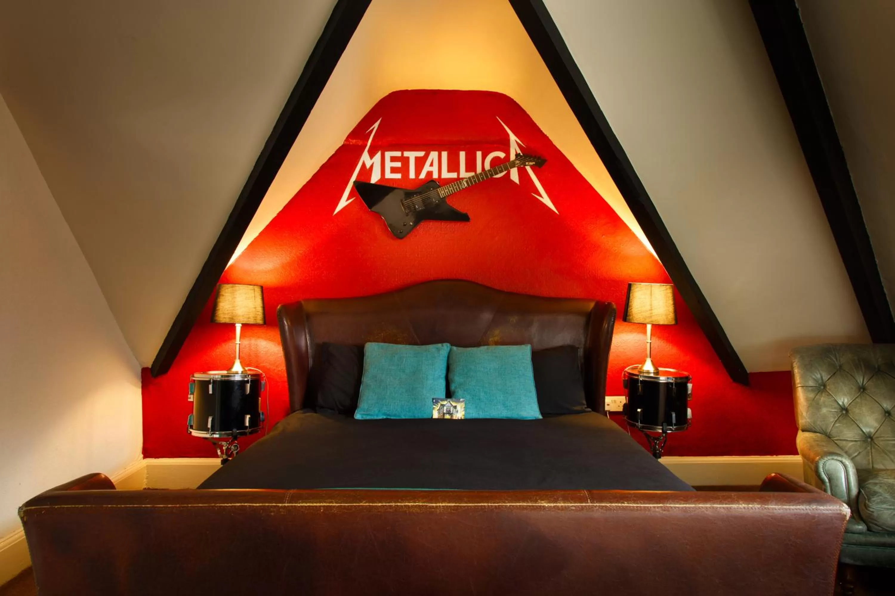 Bed in The Saddle Inn