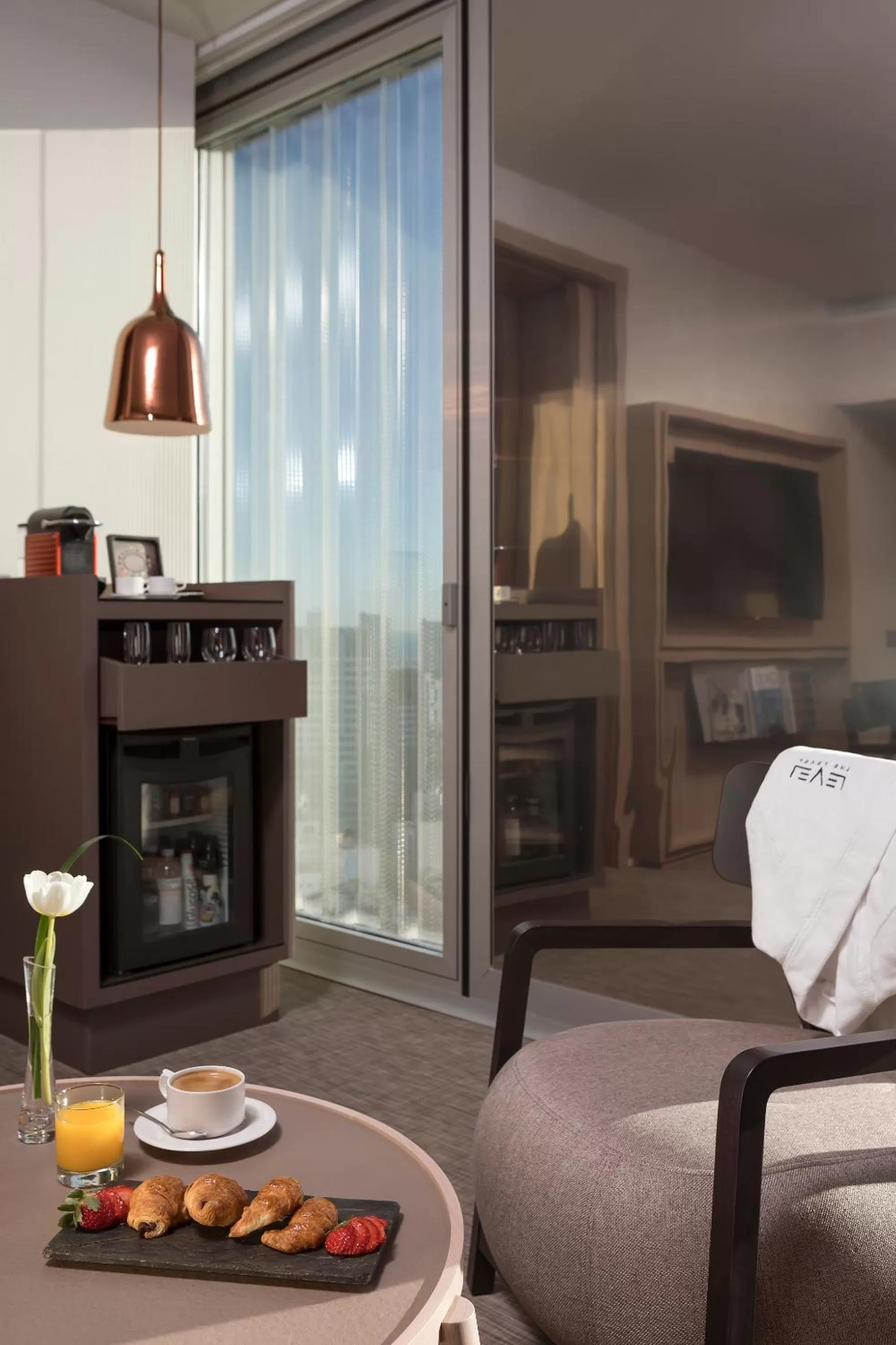 Balcony/Terrace in Melia Barcelona Sky 4* Sup