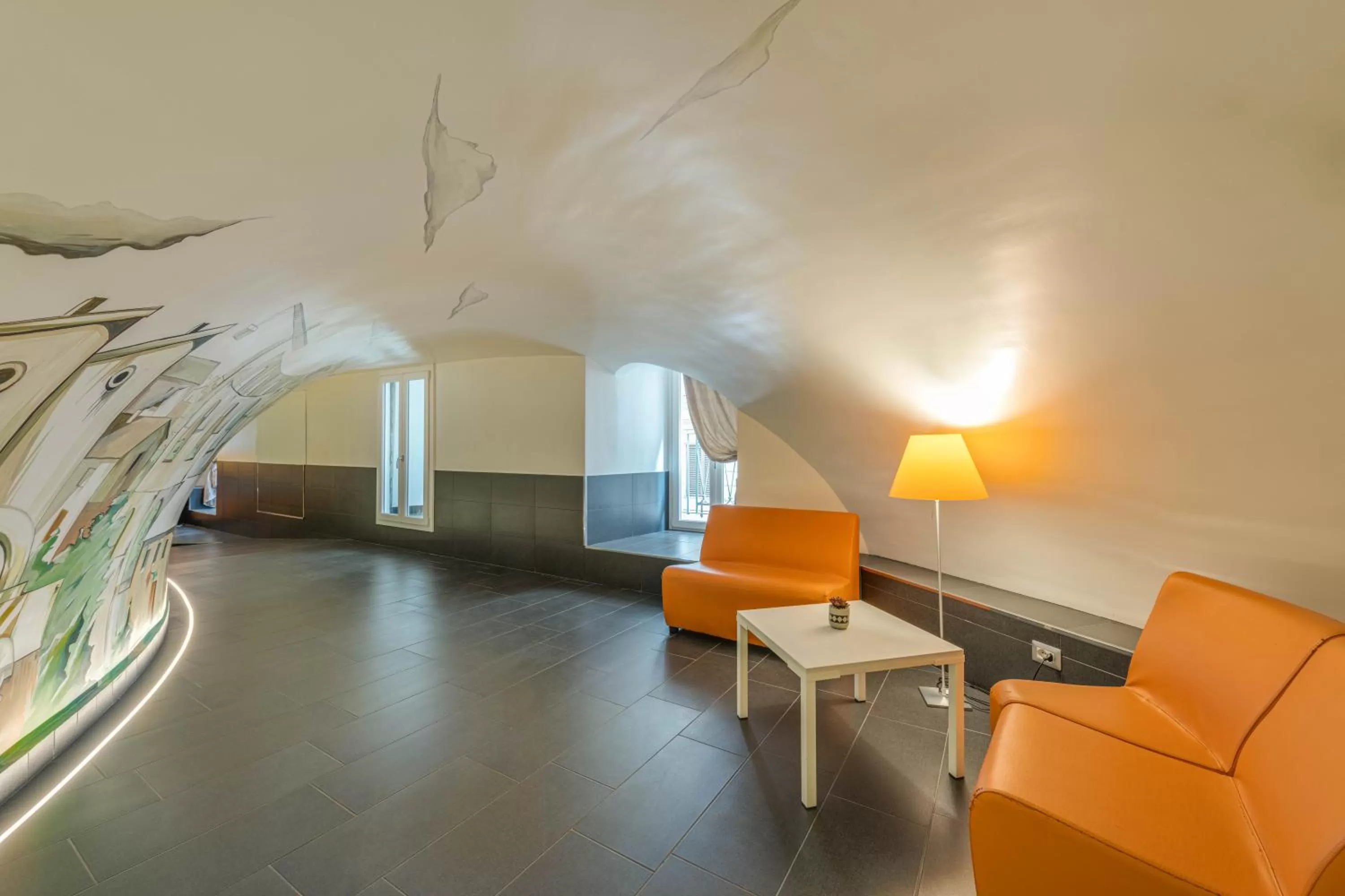 Seating area in Trevi Palace Hotel