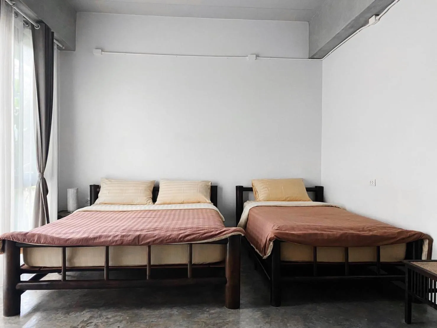 Bed in Lamphu House Chiang Mai