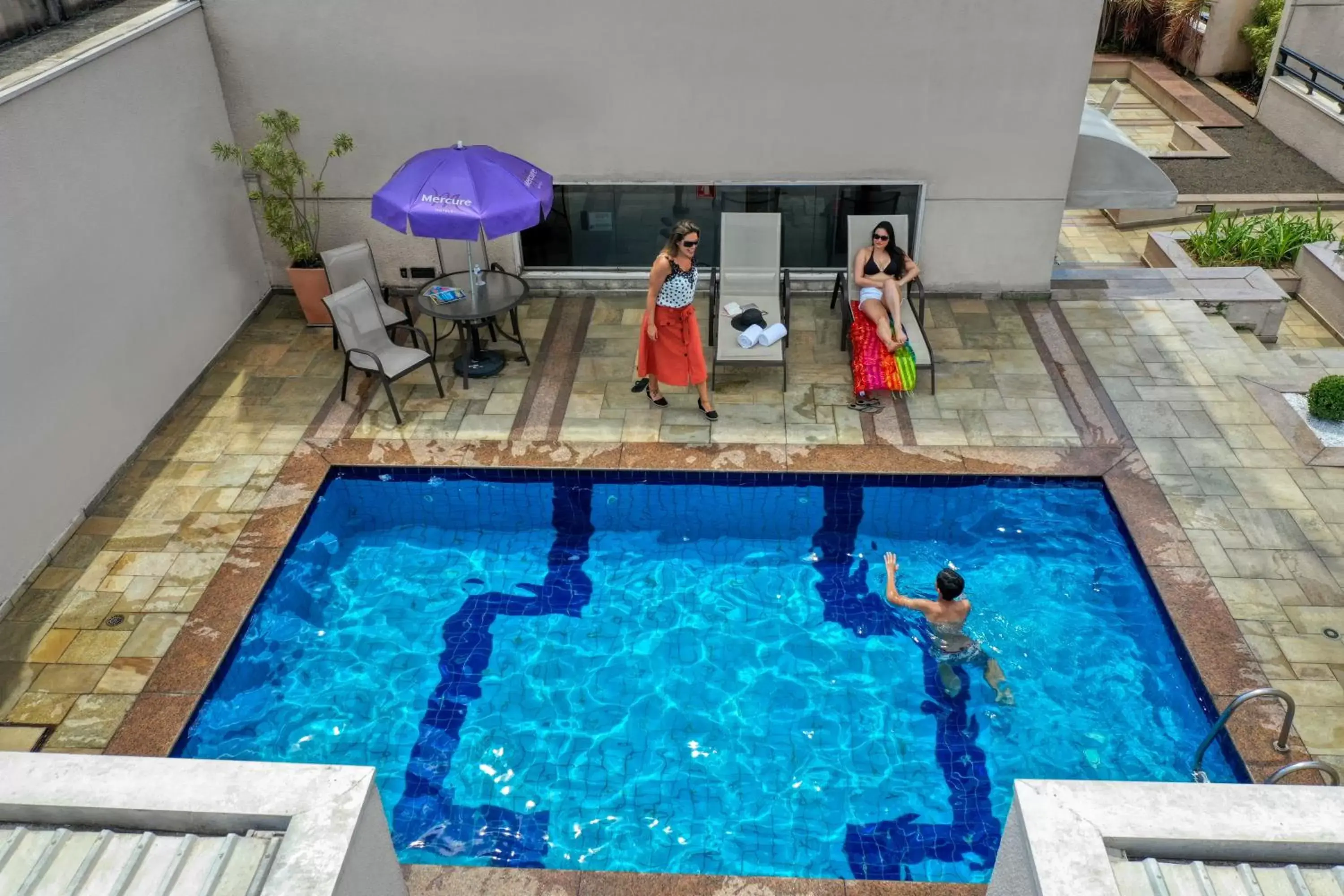 Swimming Pool in Mercure Sao Paulo Naçoes Unidas